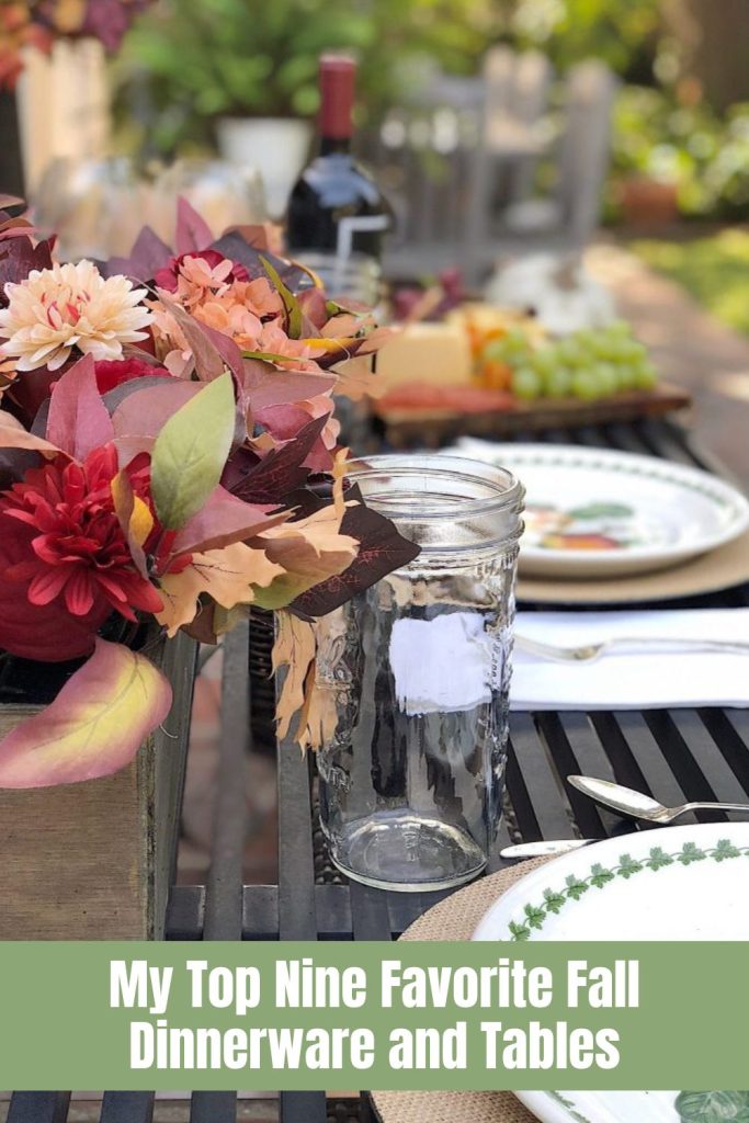 My Top Nine Favorite Fall Dinnerware and Tables