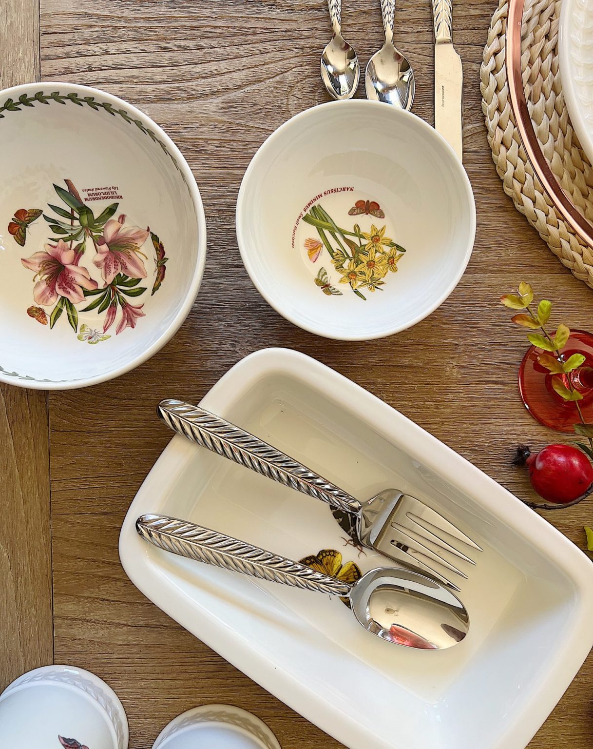Table for Fall with Portmeirion Botanic Garden