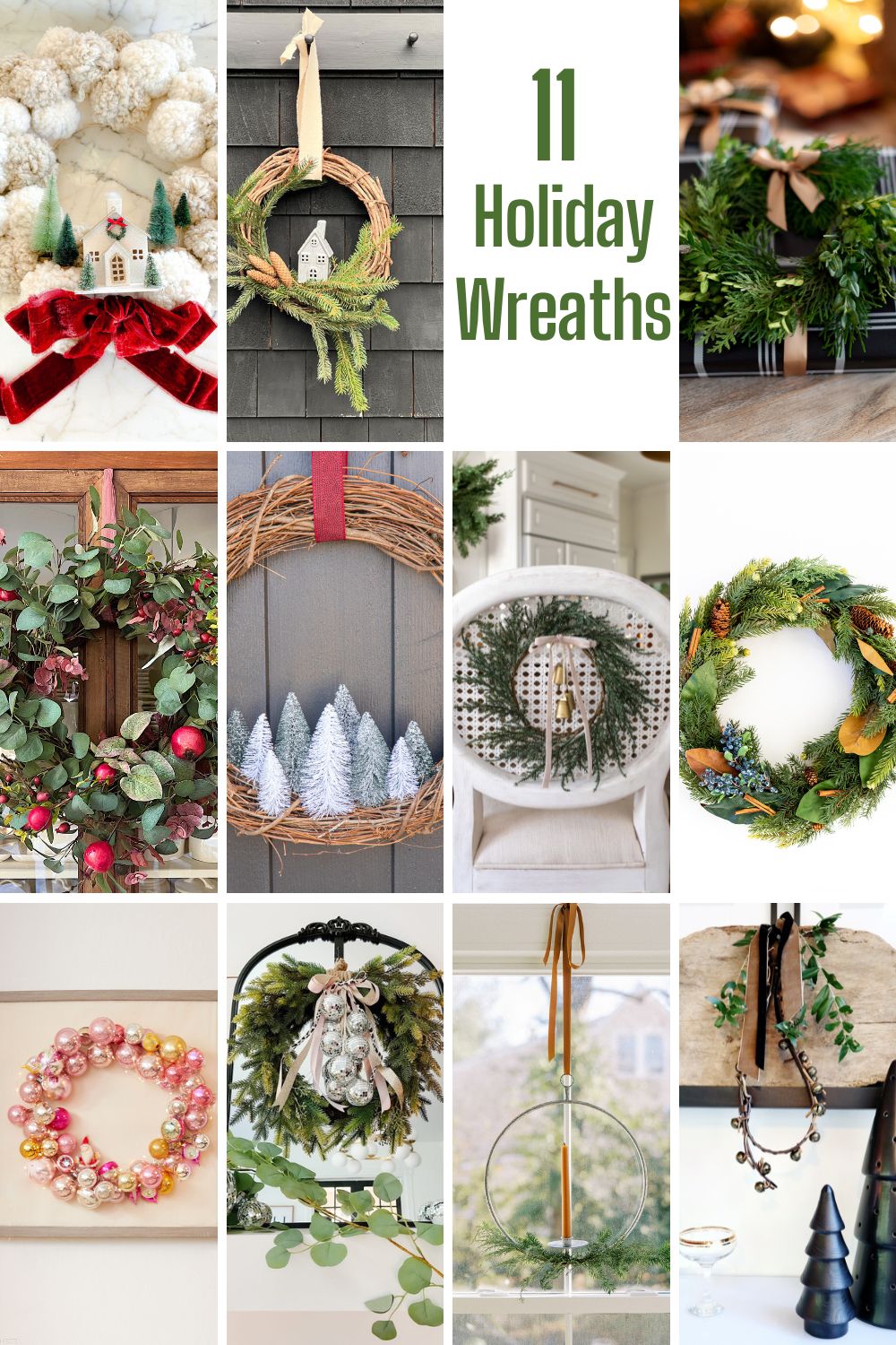 My Christmas decor theme last year was pomegranates. Are you ready to see how to make this easy eucalyptus wreath with pomegranates?