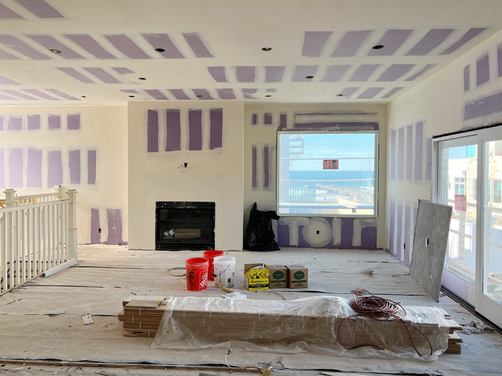 Beach House Remodel Update Family Room