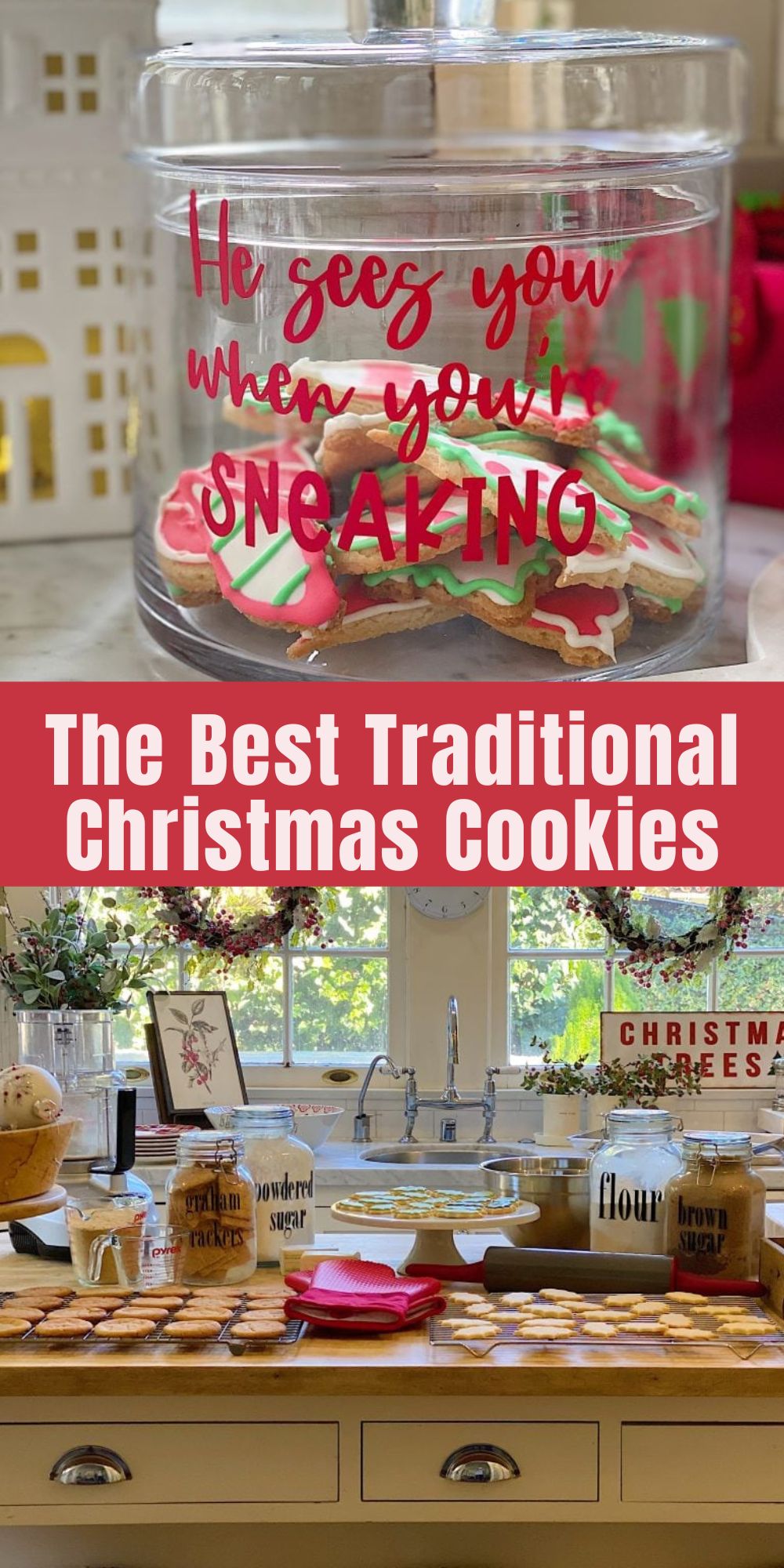 I love to make sugar cookies so today I am sharing my best traditional Christmas cookies. All of them use my basic sugar cookie recipe!