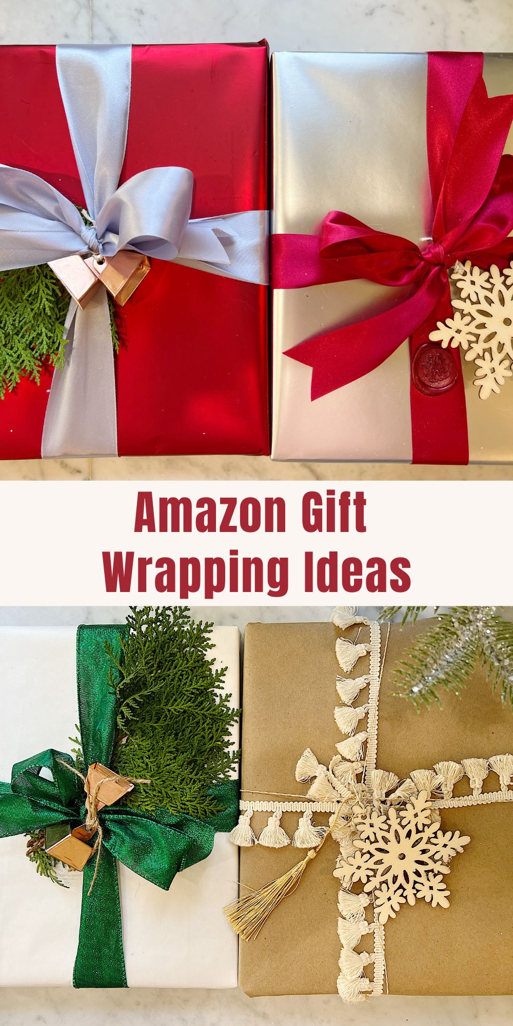I am sharing all of my Amazon gift wrap ideas with you today so that you can get a head start on your Christmas wrapping too!