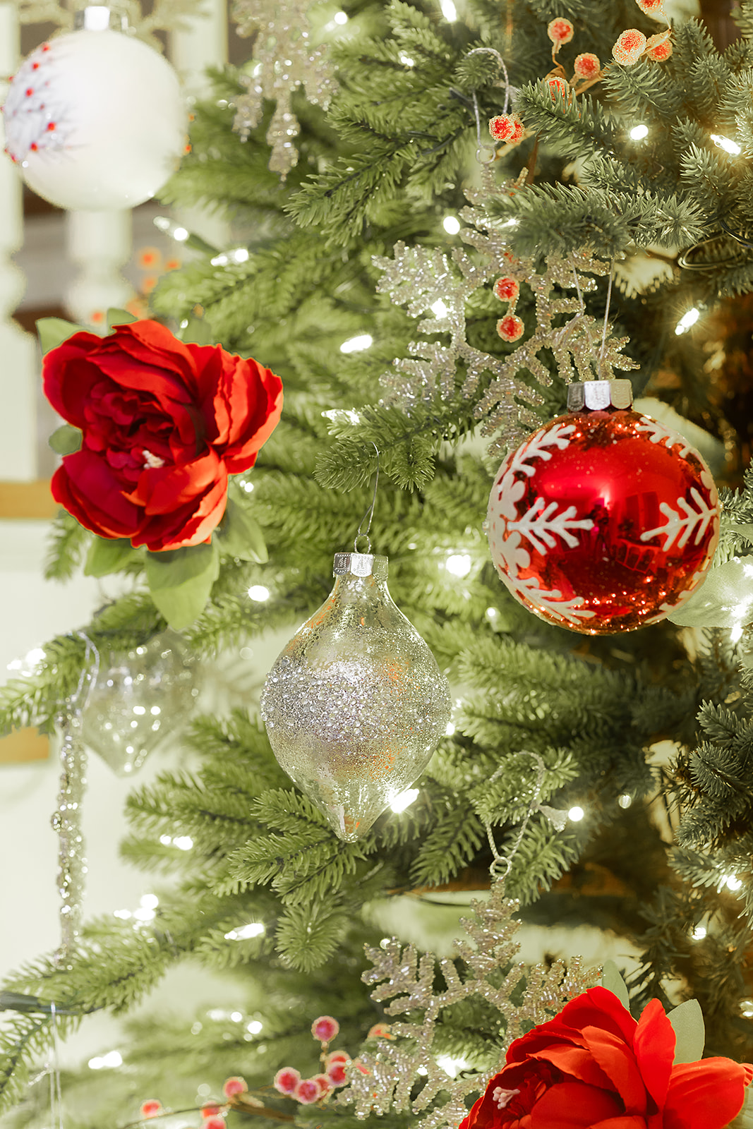 Balsam Hill Flocked Christmas Tree