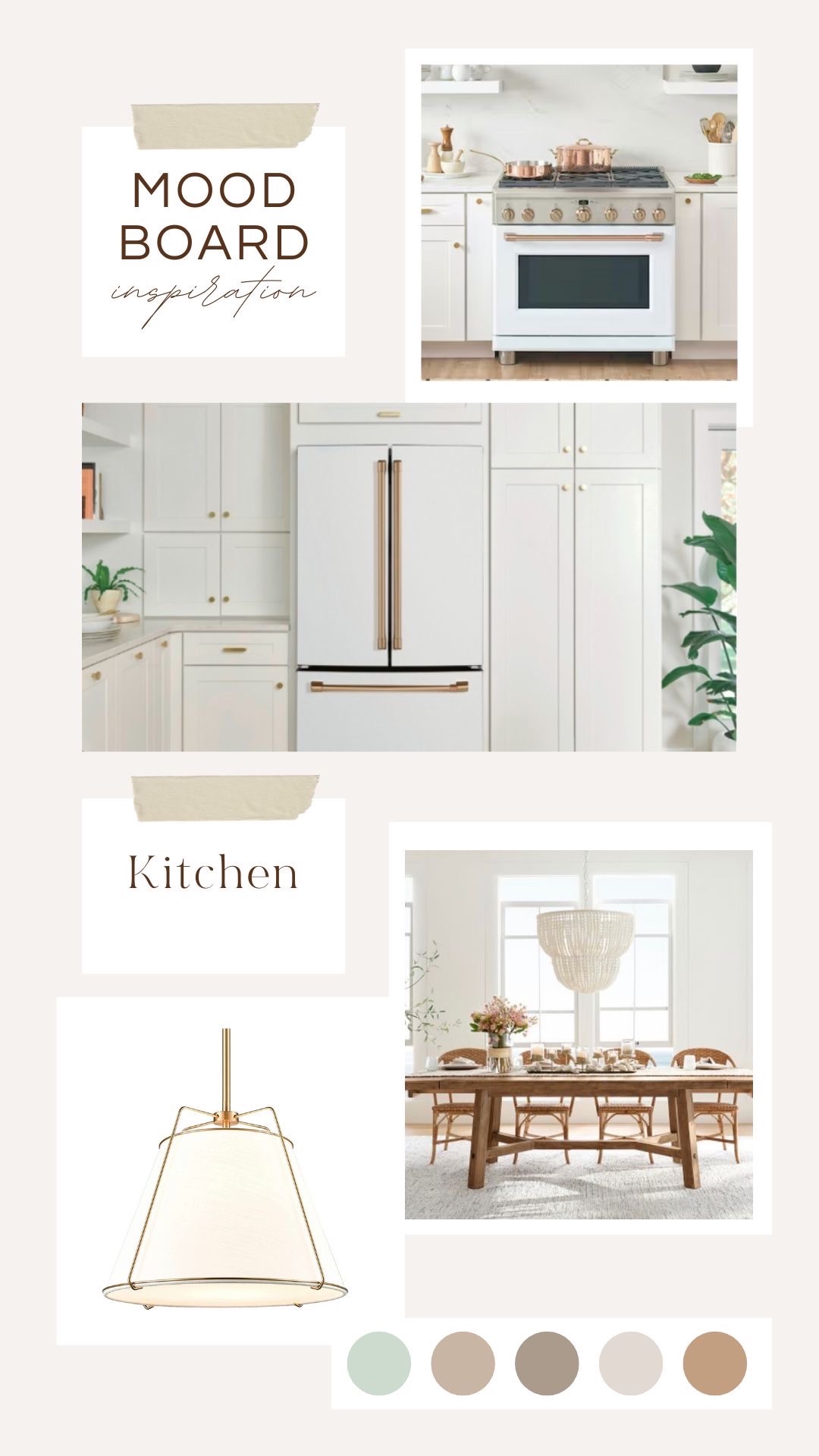 Beach House Kitchen Mood Board