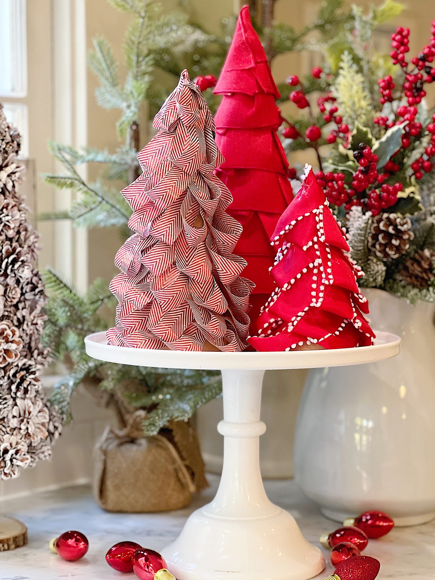 Christmas Tree Ribbon DIY