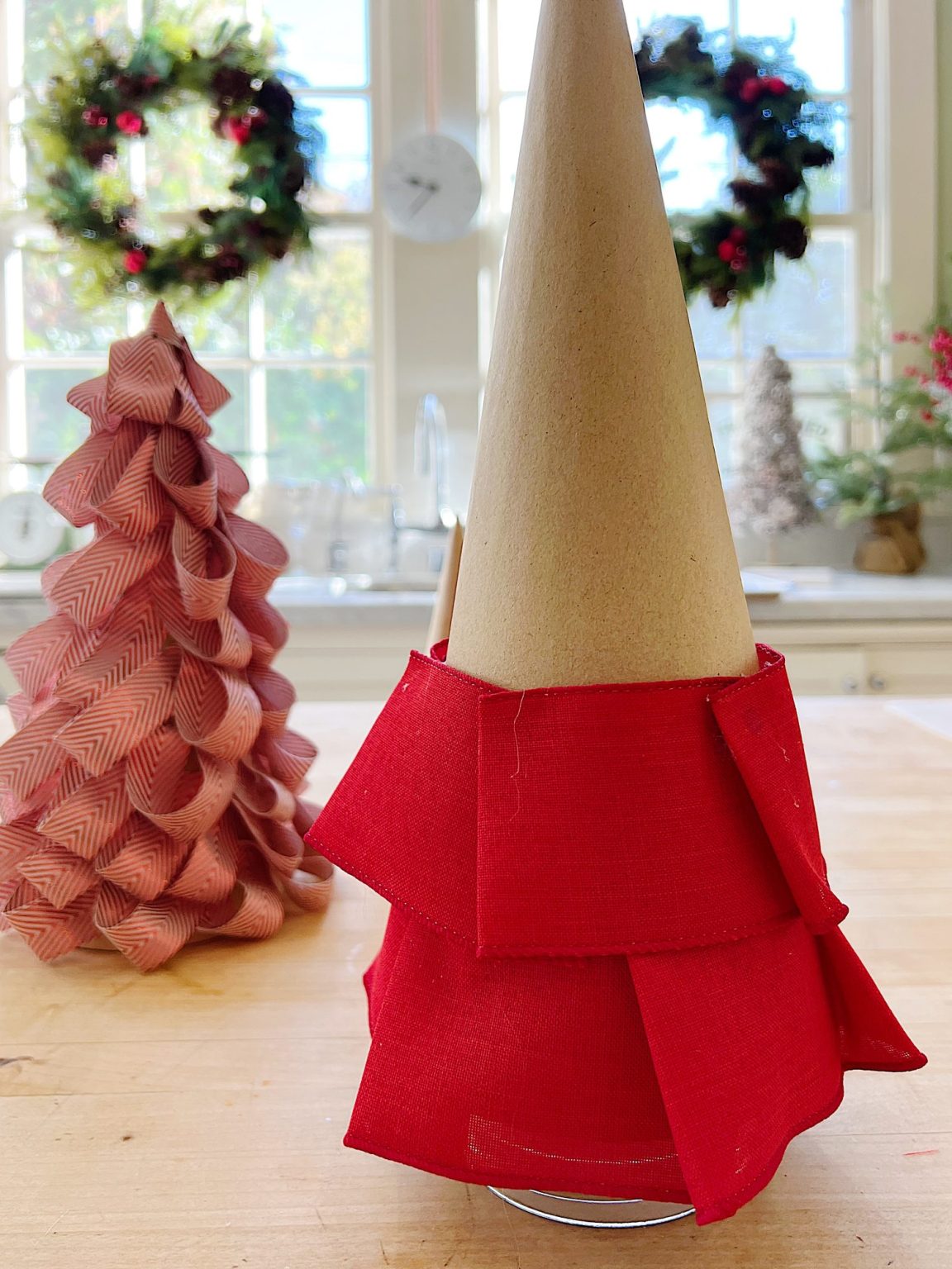 Christmas Tree Ribbon DIY MY 100 YEAR OLD HOME