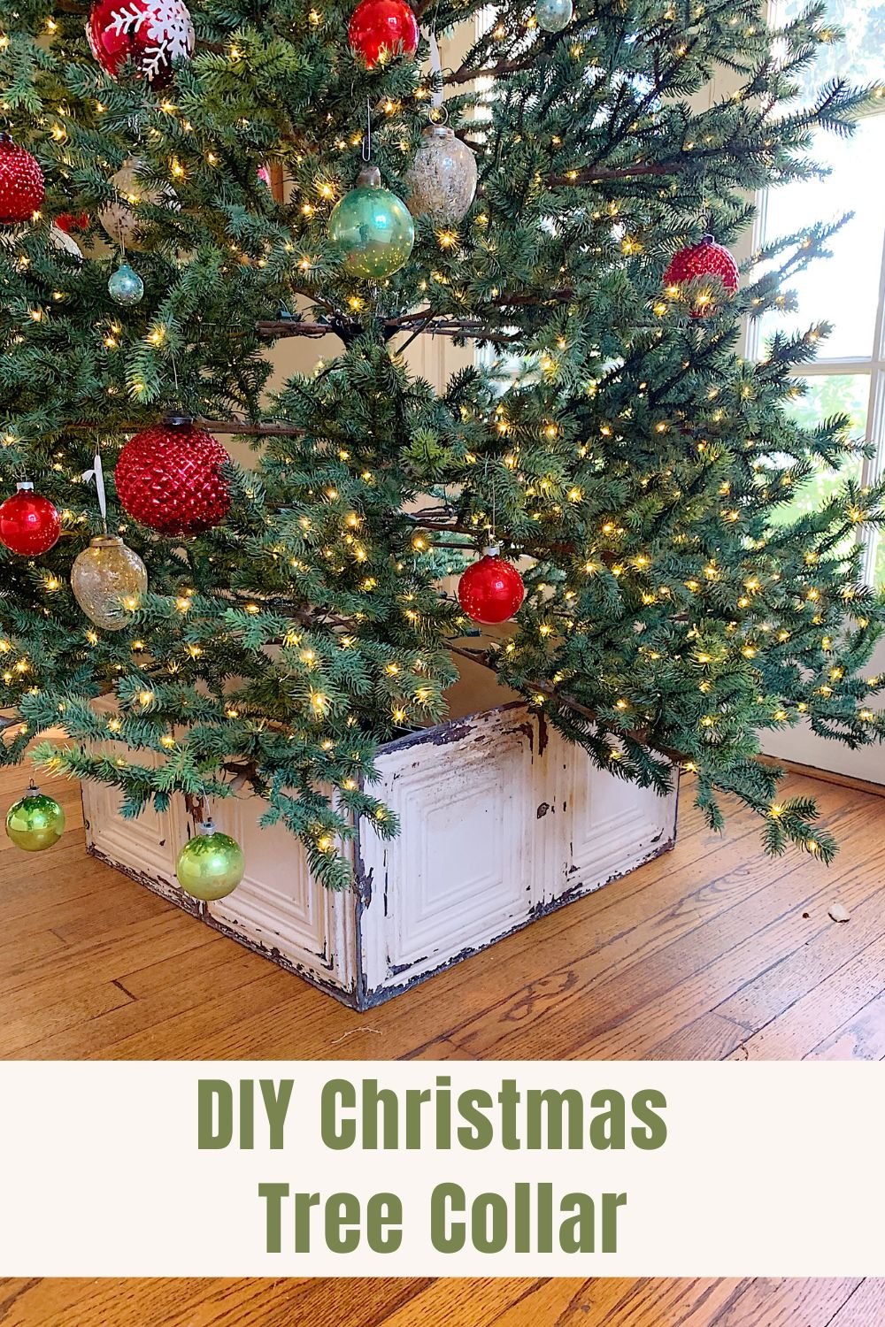 I love DIYs and have always wanted to make a Christmas Tree Collar. I can't wait to share how I made this for our Christmas tree!
