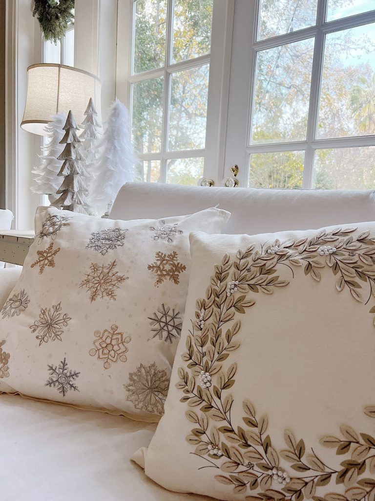Snowflake Christmas Pillow