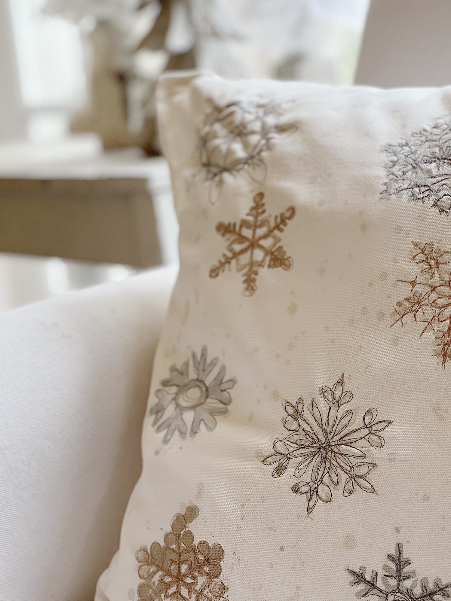 Snowflake Christmas Pillow