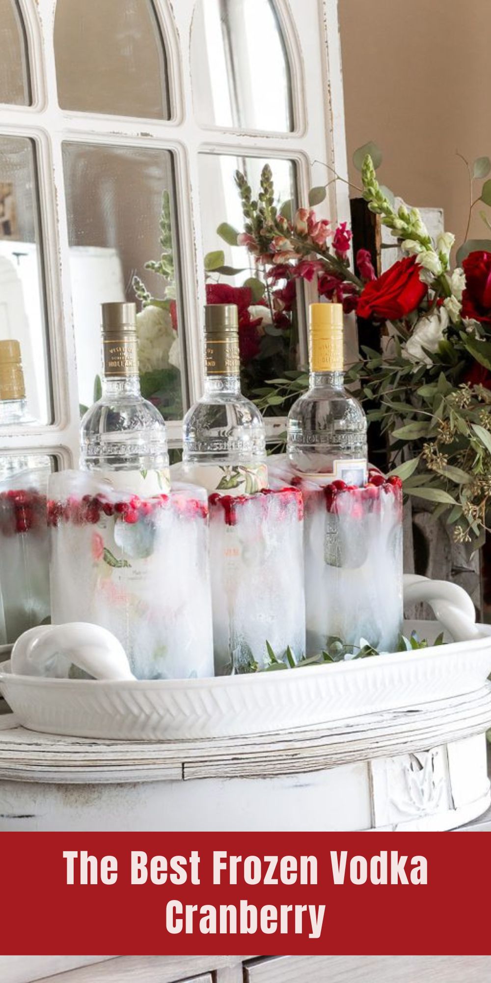 I love it when I can surprise our guests at our Christmas party. And every year my frozen vodka cranberry creates a lot of excitement!