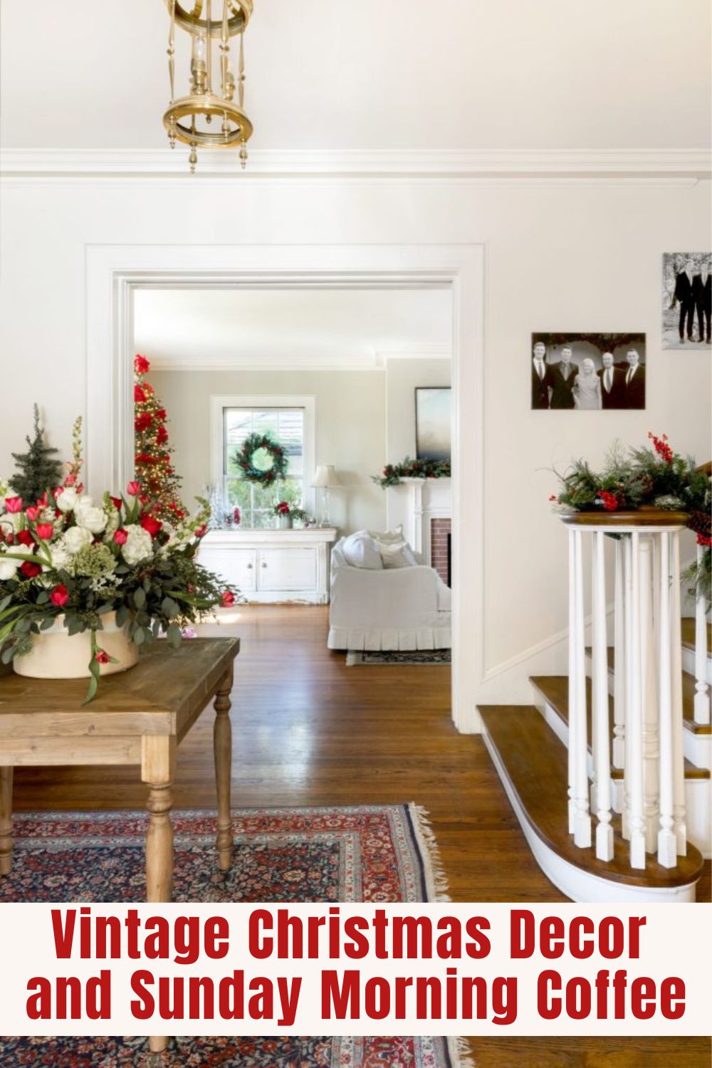 I get asked all of the time if I have a plan when it comes to decorating our home with my vintage Christmas decor. What do you think?