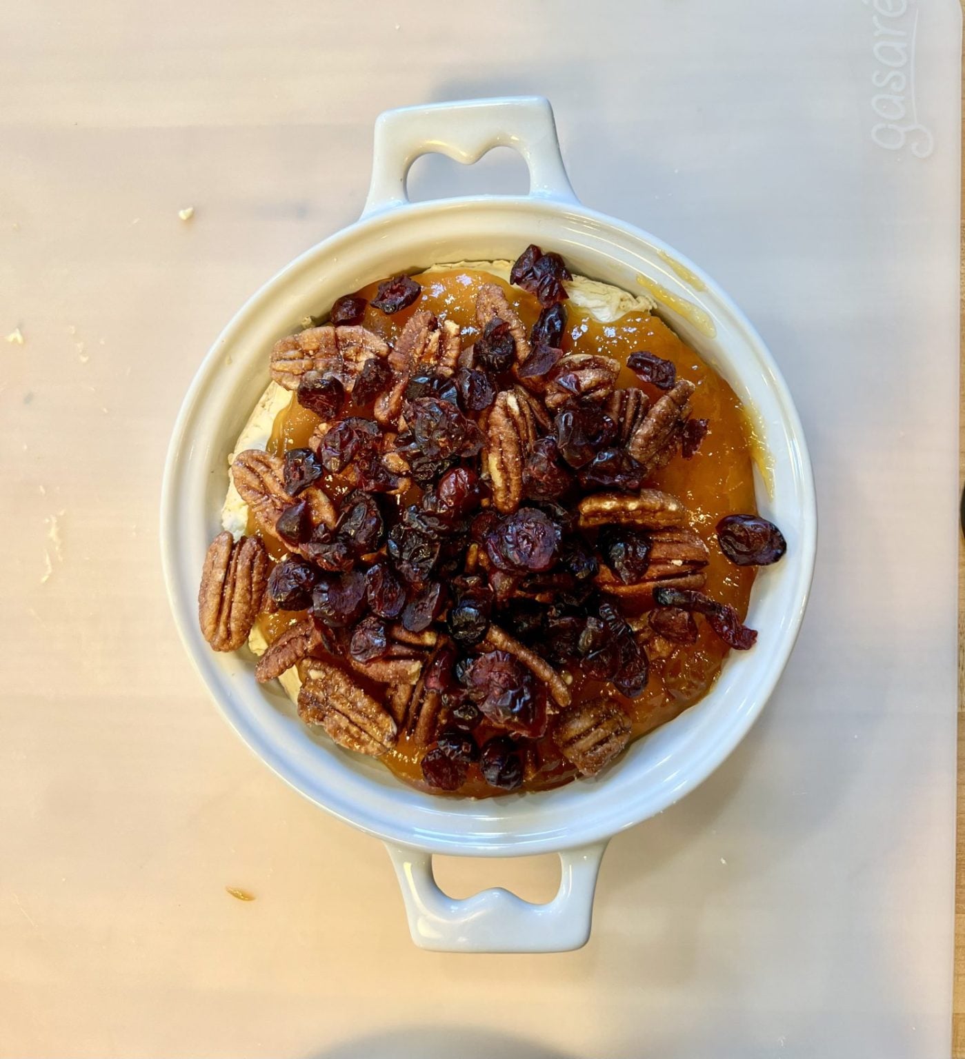 Baked Brie with Jam MY 100 YEAR OLD HOME