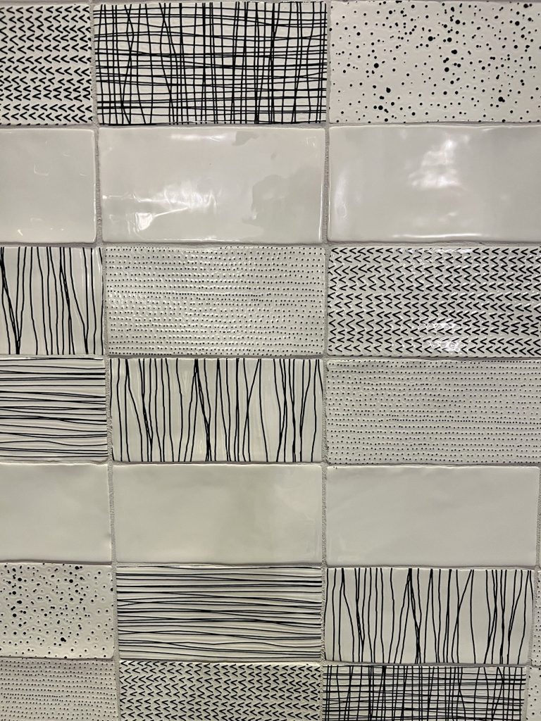tiles seen at restaurant in Sonoma, CA