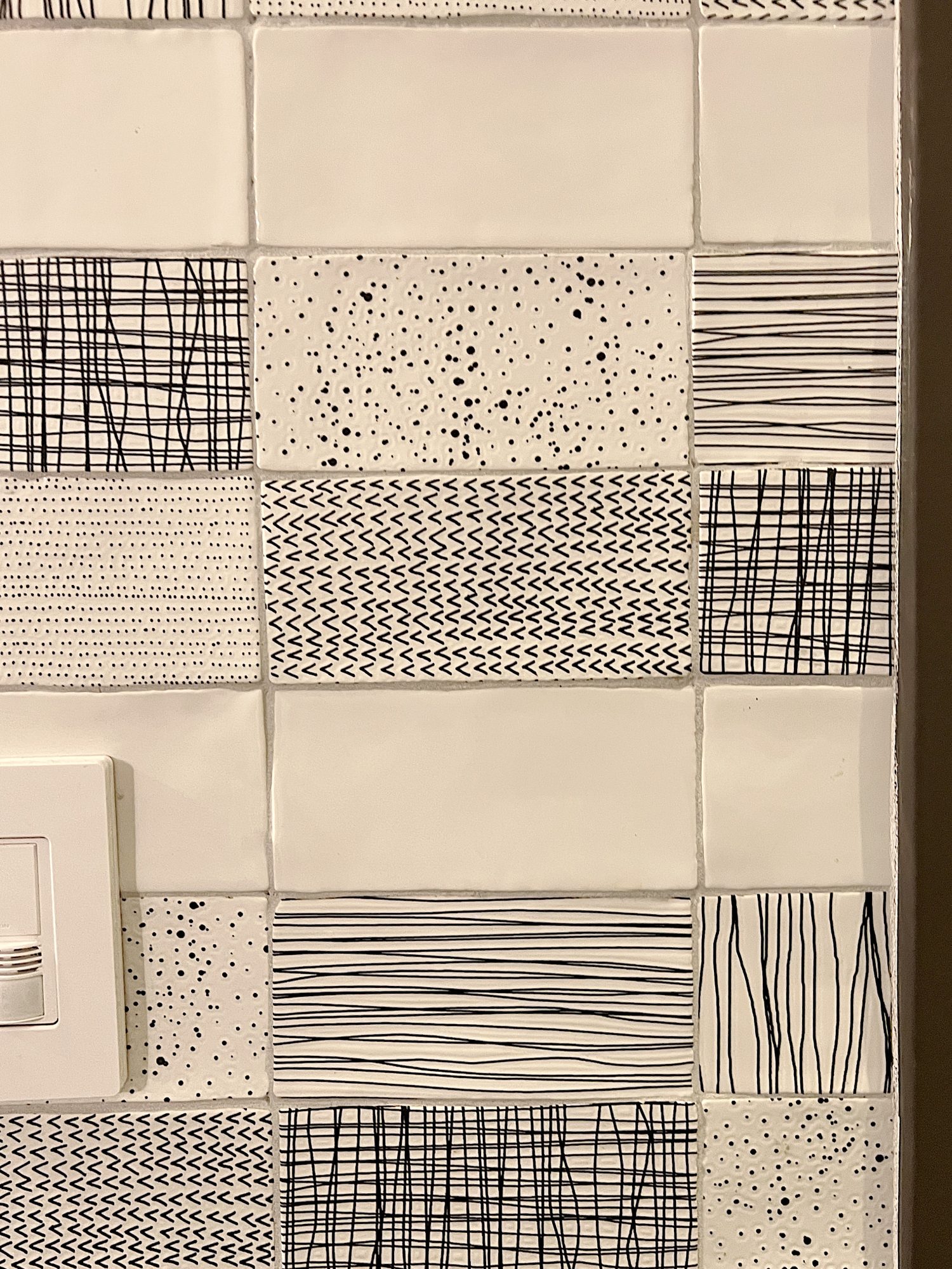 tiles seen at restaurant in Sonoma, CA