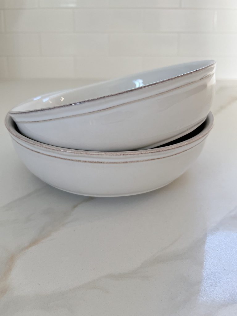 PB Cambria white bowls