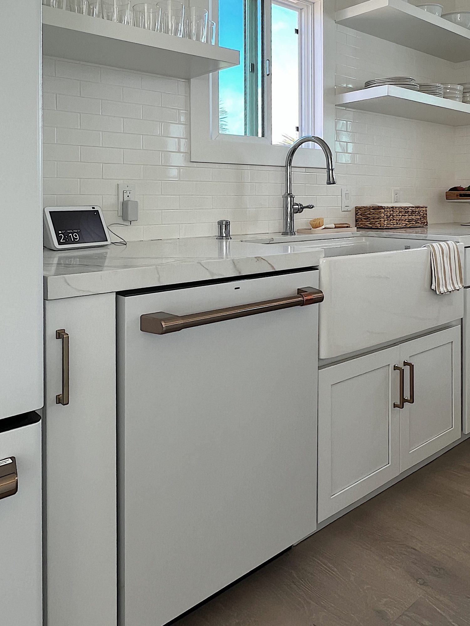 GE Cafe white dishwasher