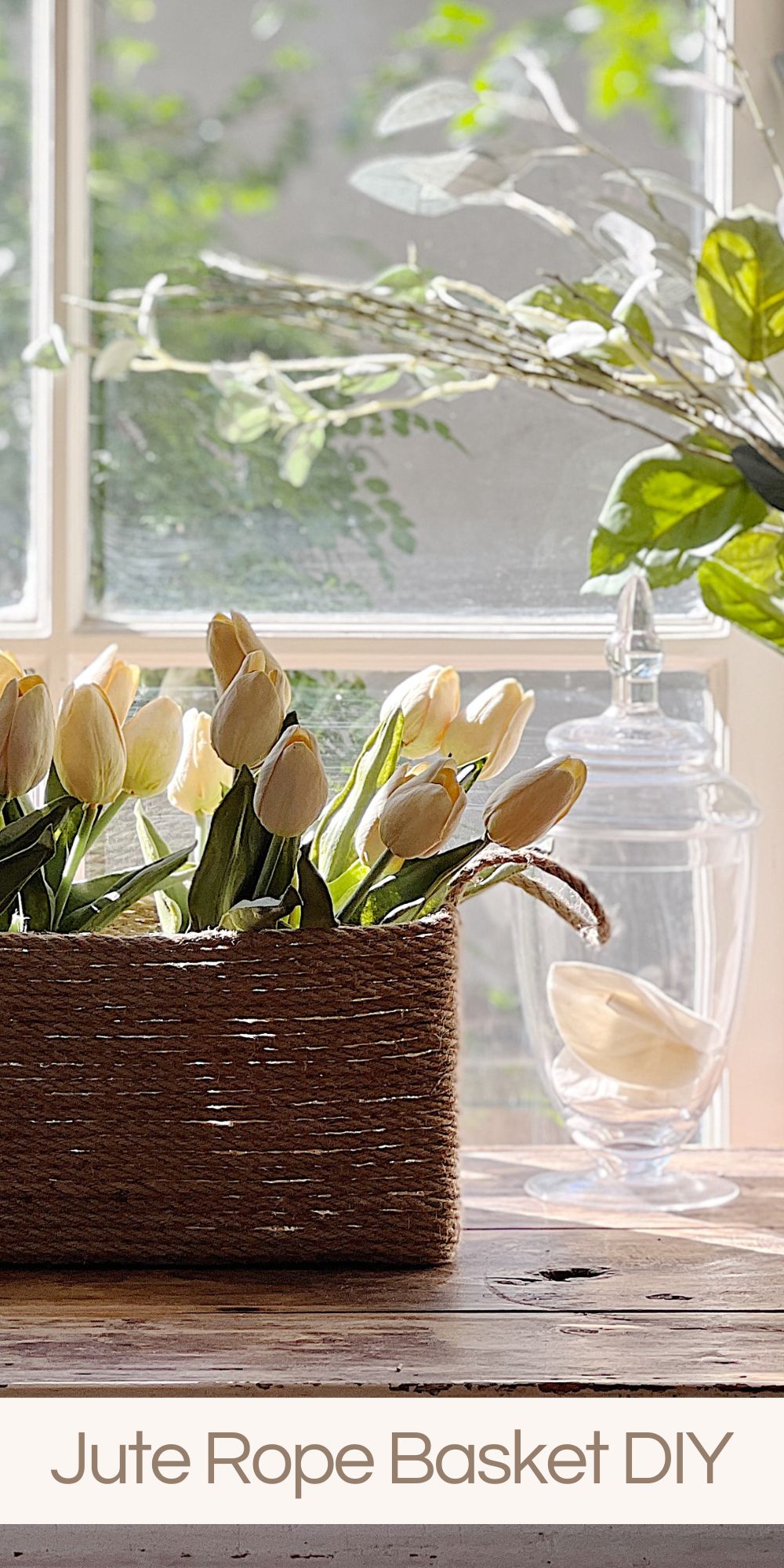 Jute Rope Basket DIY