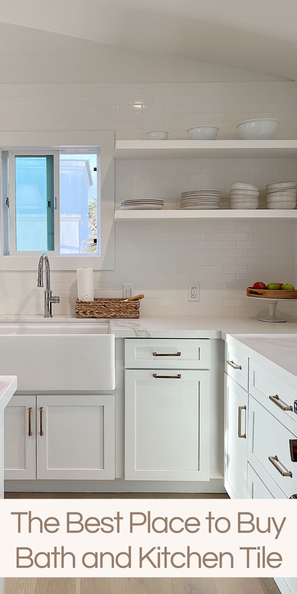 The tile in our beach house is simply amazing and today I am sharing my resource for the absolute best place to source bath and kitchen tile.