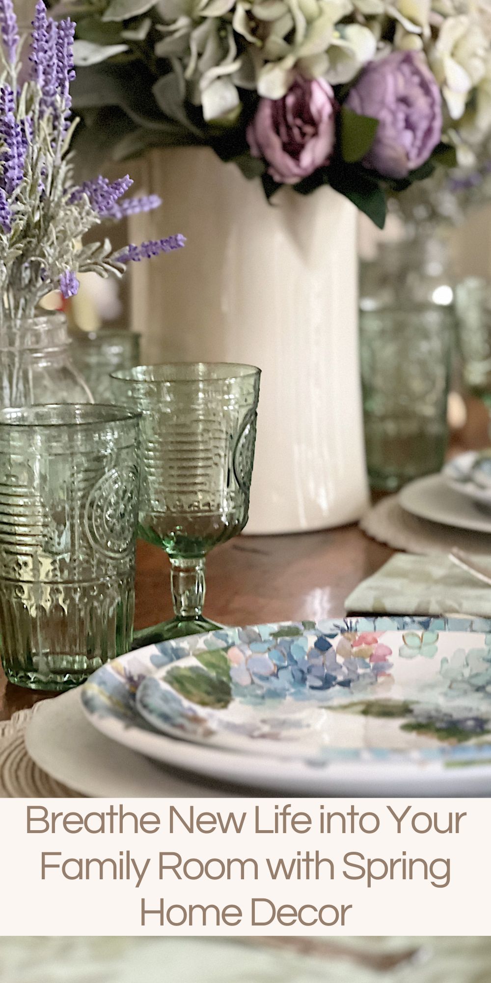 As winter recedes and we begin to see the colors and warmth of spring, it's time to refresh your living space with spring home decor.