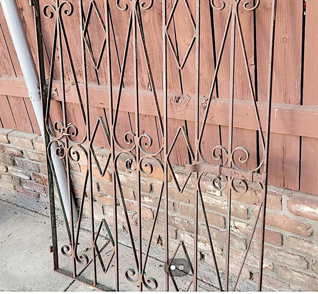 a gate purchased to fix a staircase remodel issue.