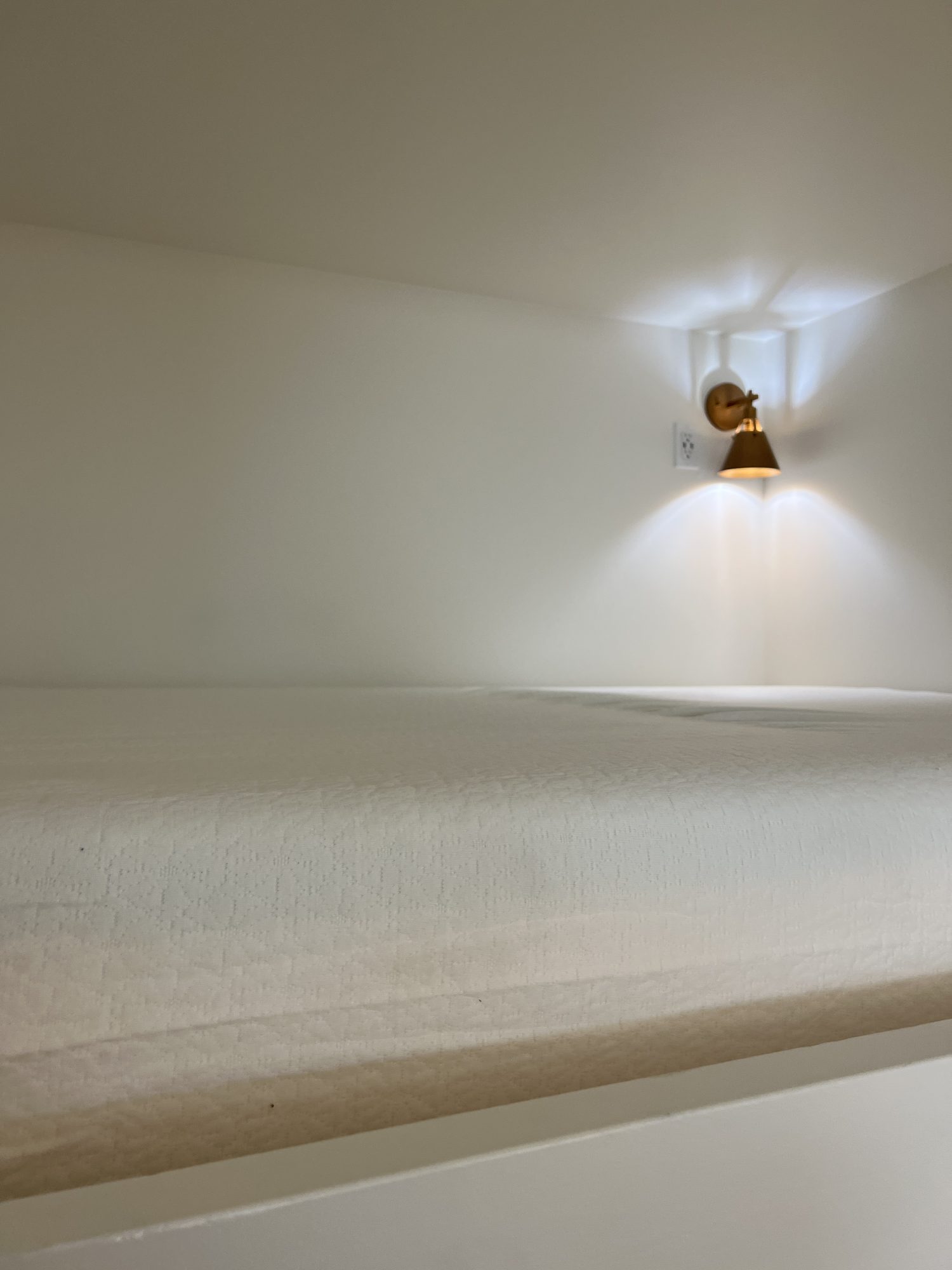 Mattress on a bunk bed