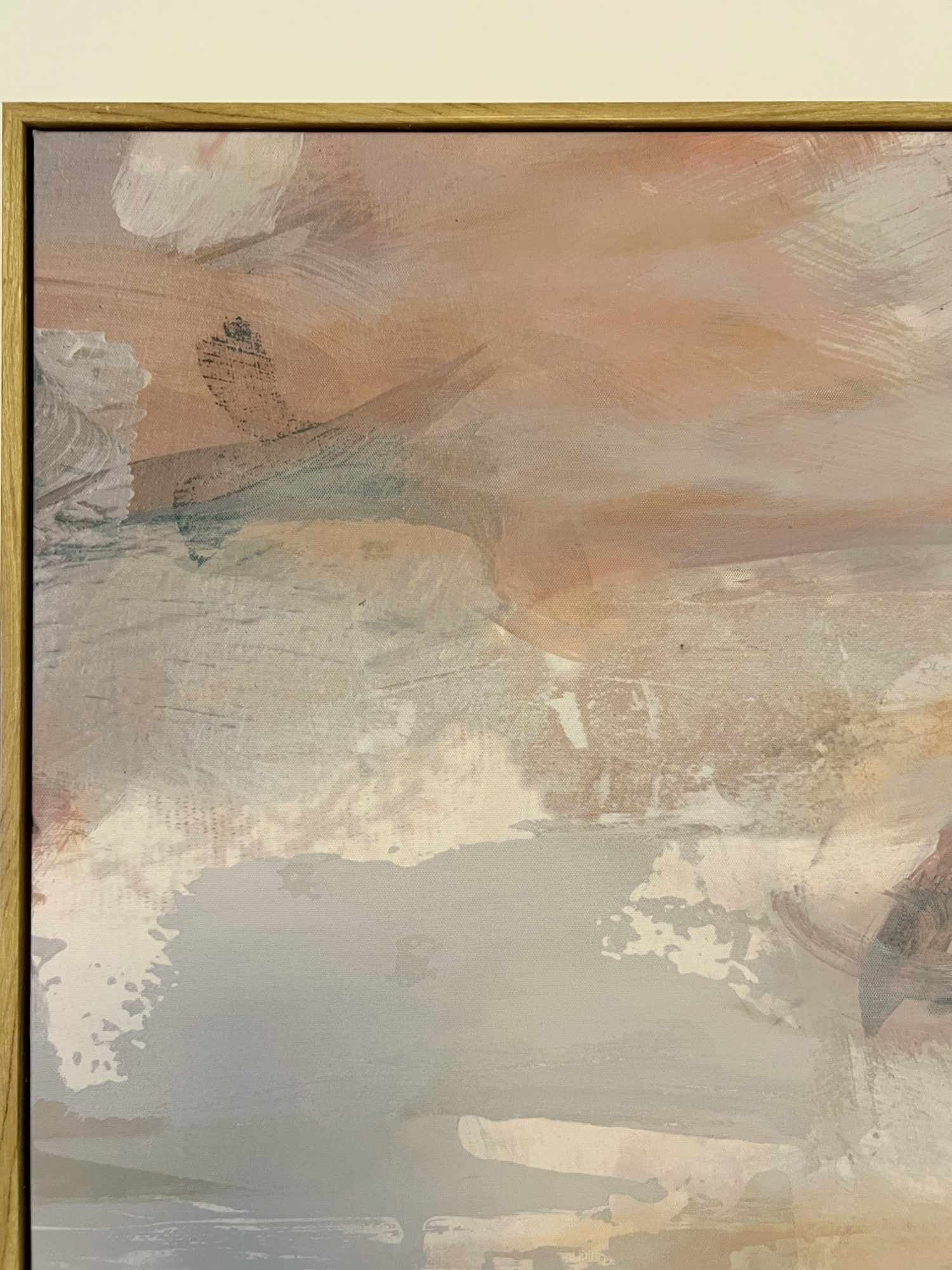 How to repaint a store-bought painting to highlight the colors.