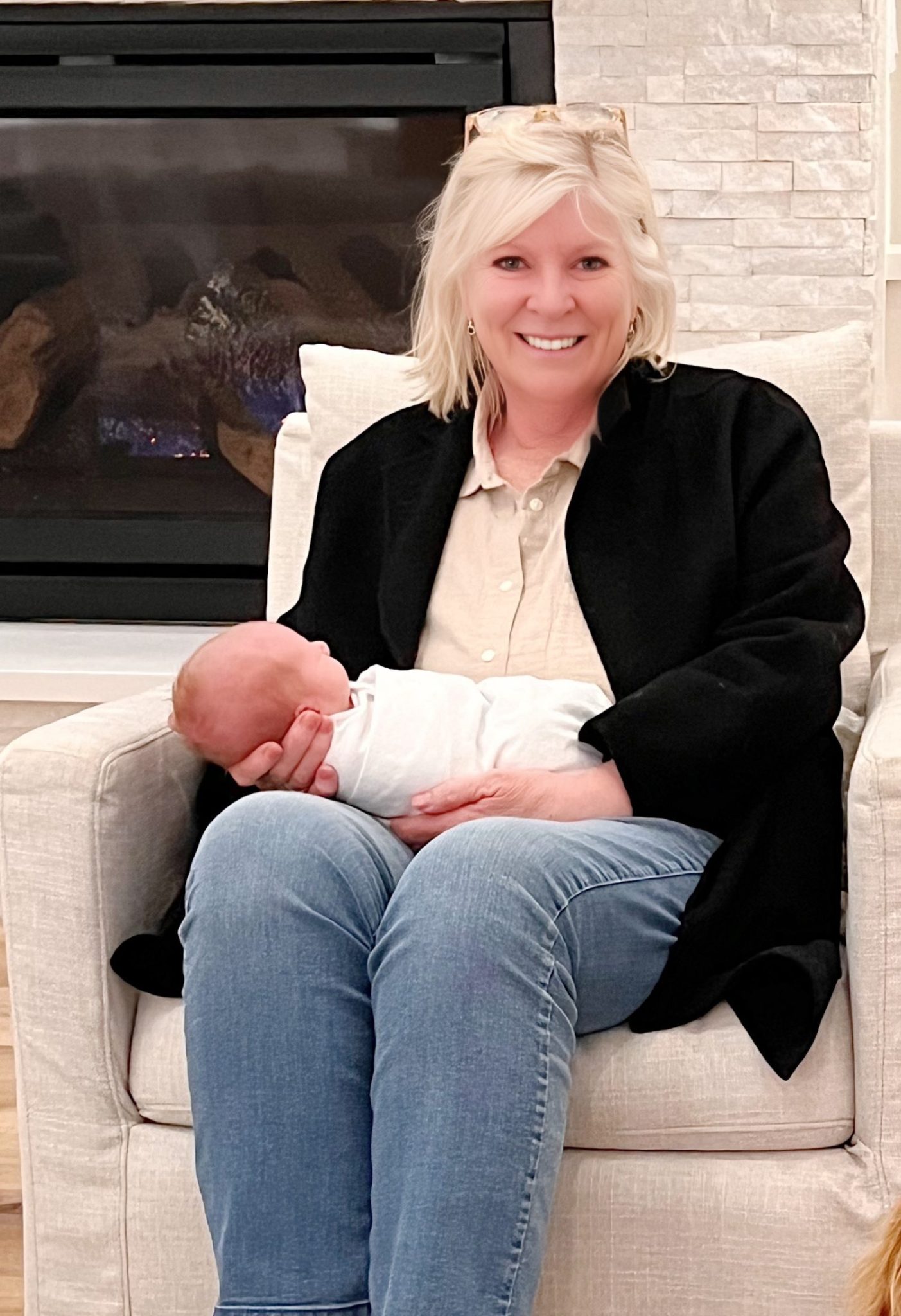 Grandma Lala and Baby Graham