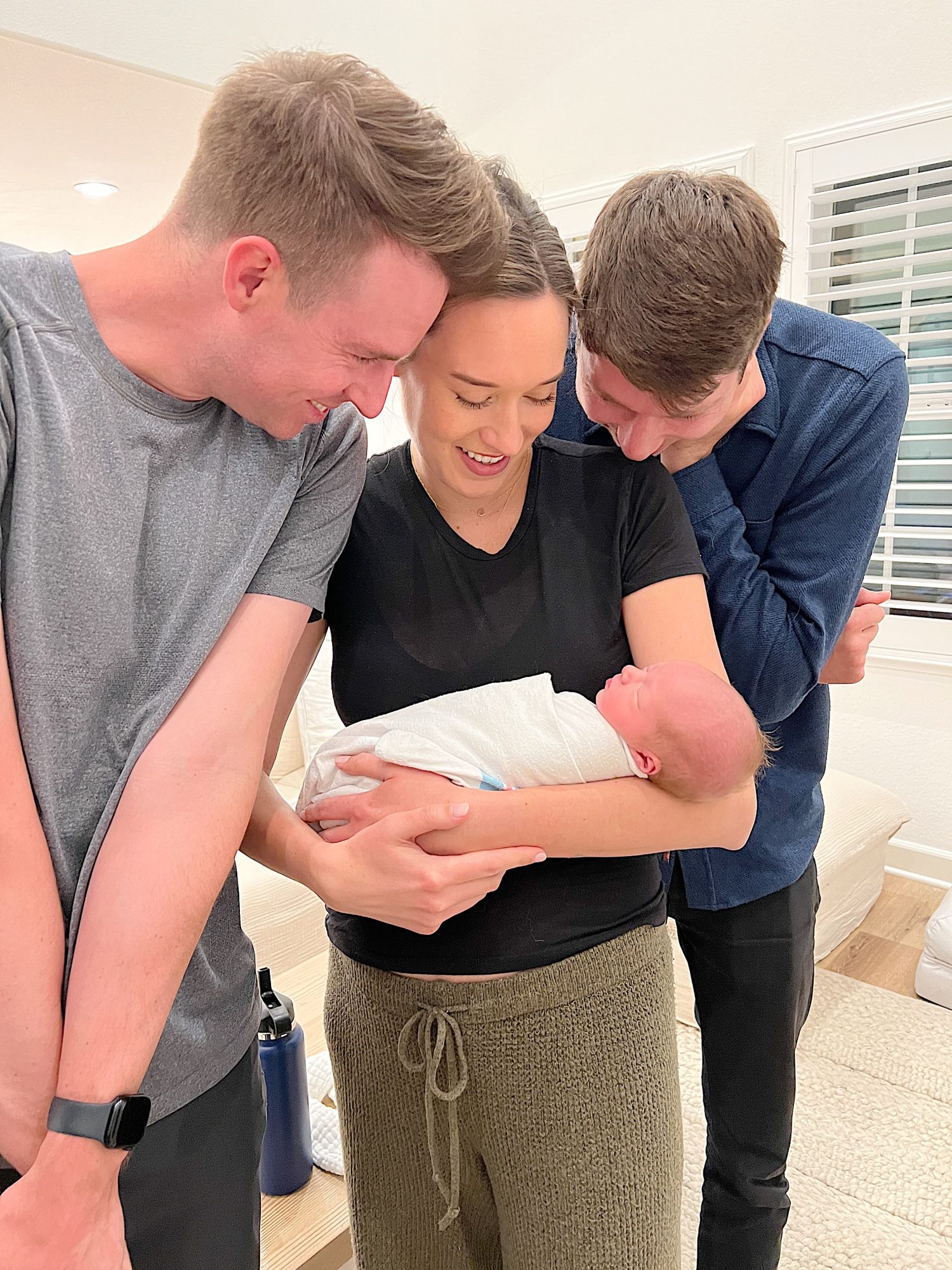 Momma Charlotte, Baby Graham, Uncle Matt and Uncle Michael