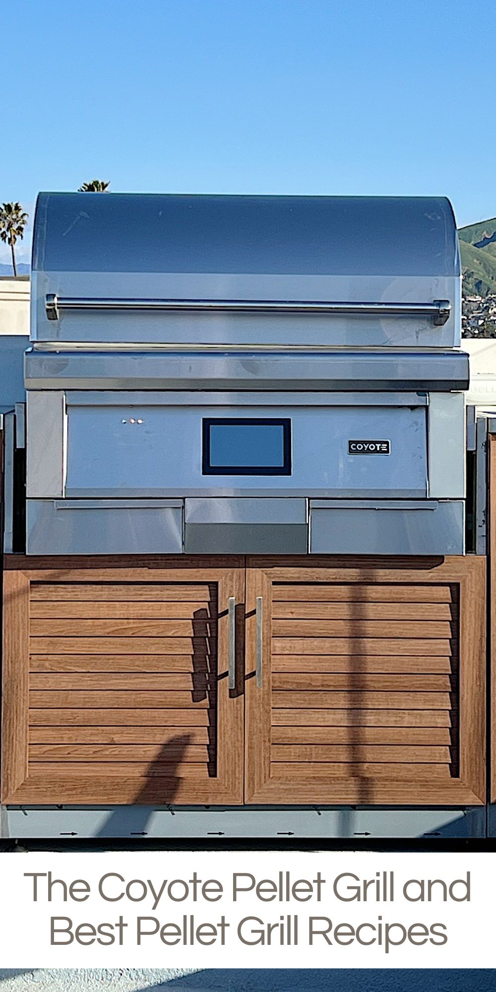 I haven't been this excited about a new tool for cooking in a long time. We installed a Coyote Pellet Grill at the Beach House and I am obsessed!