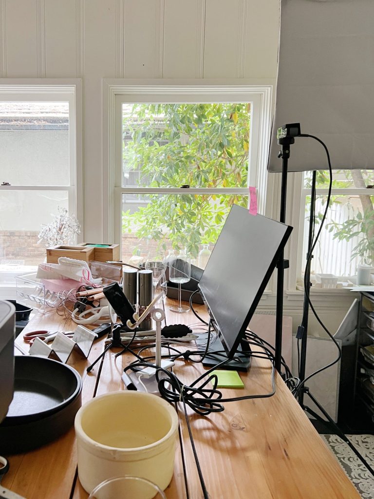 Behind the scenes at my Amazon Live Studio