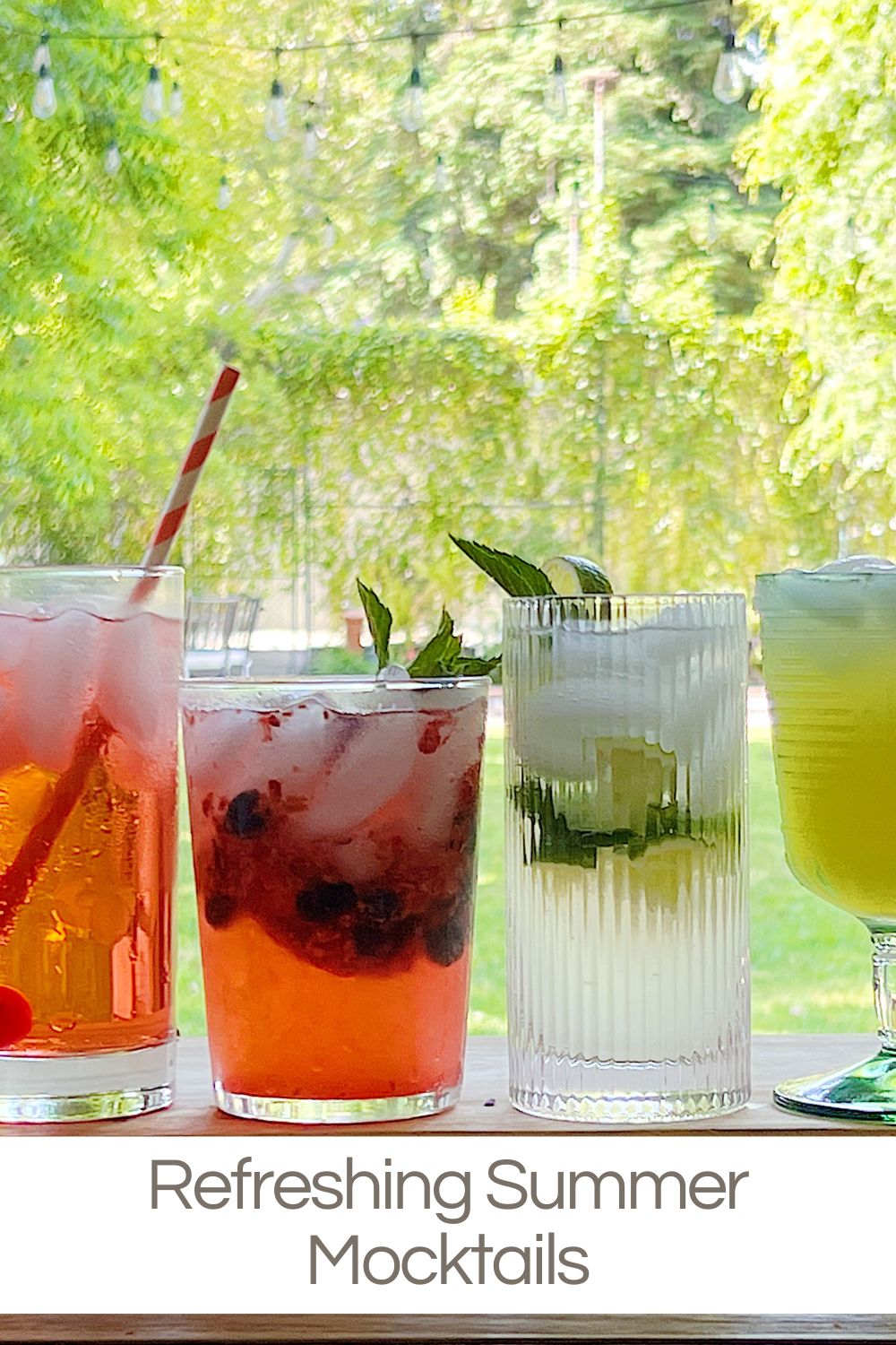 Sipping on a refreshing beverage during the summer is a delightful way to quench your thirst. Let's make some summer mocktails!