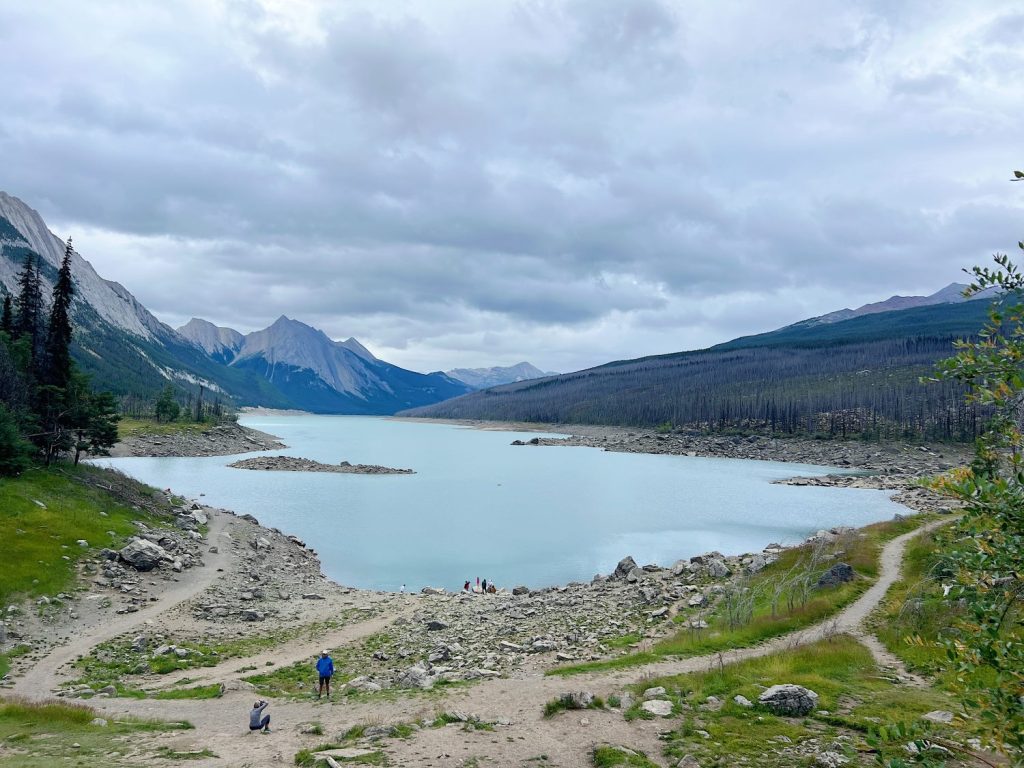 Spectacular views of the lakes and rivers in the Canadian Rockies.