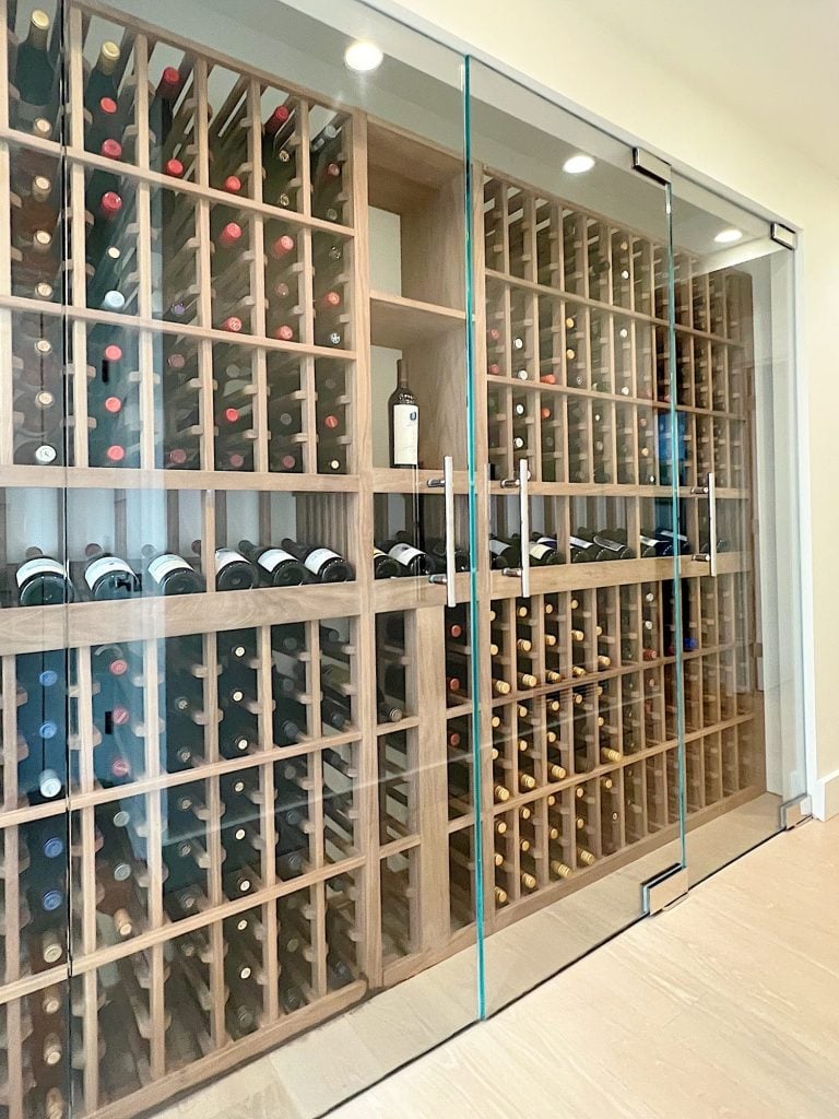 How We Built Our Home Wine Cellar at the Beach House