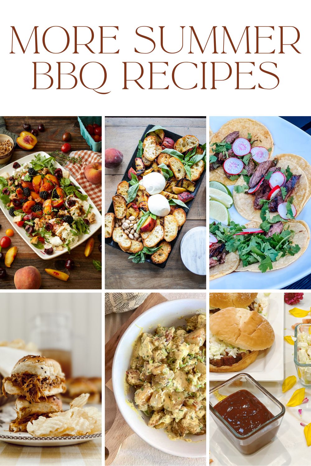 Six barbecue recipes for summer.