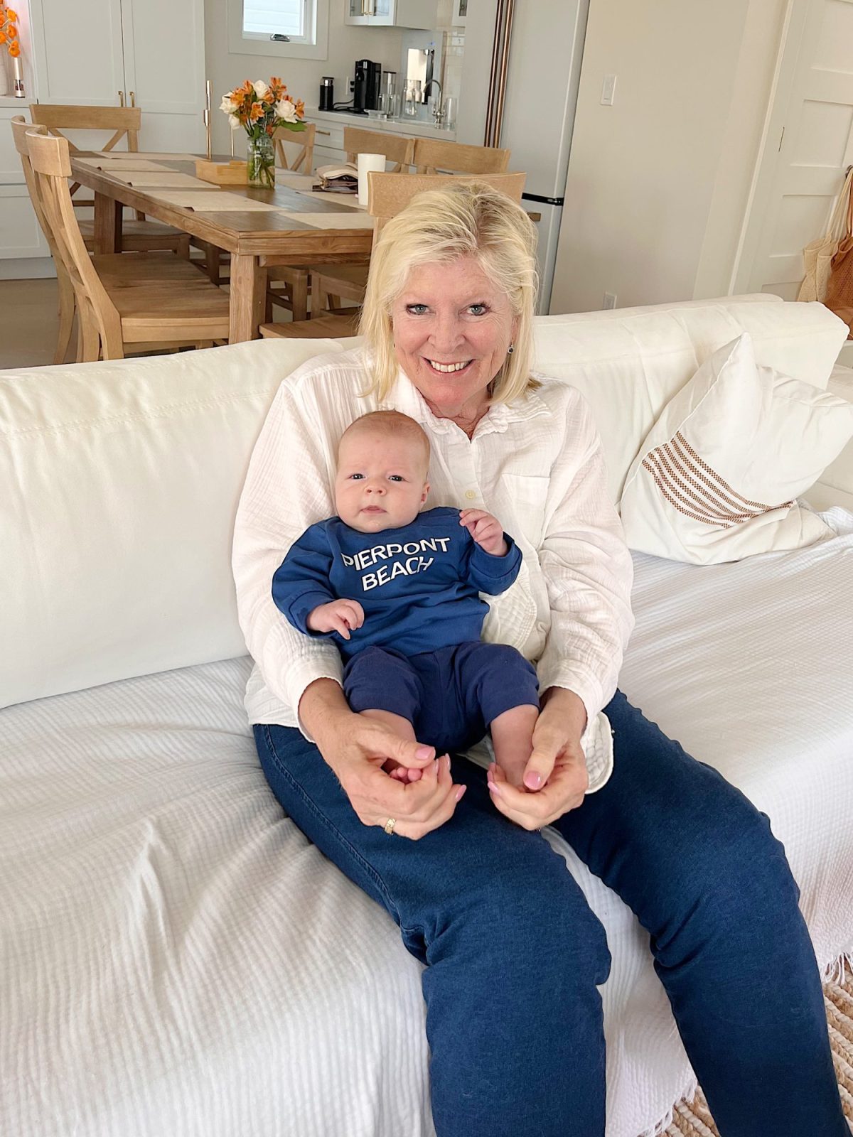 Grandma Lala with Baby Graham