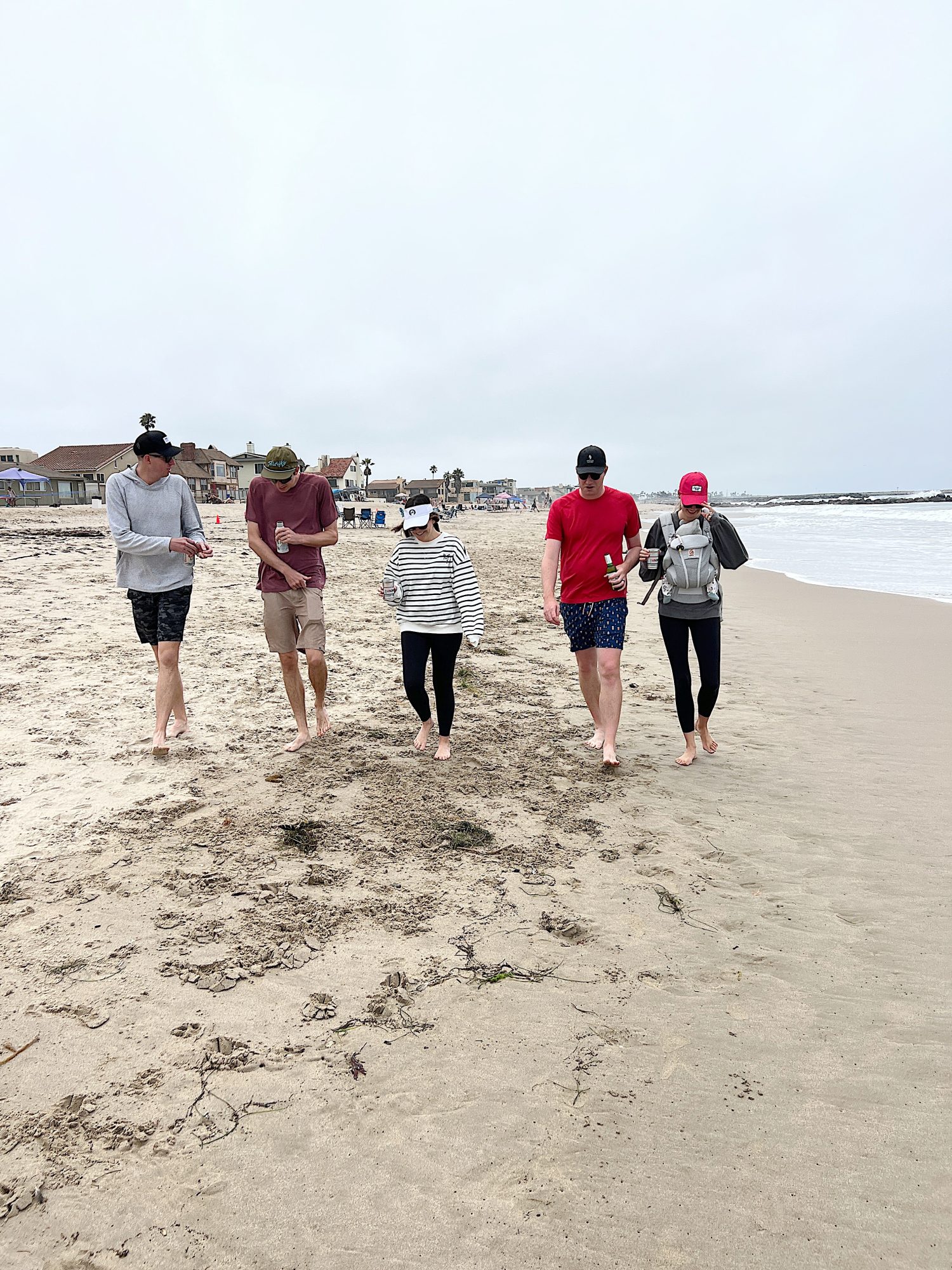 a walk on the beach