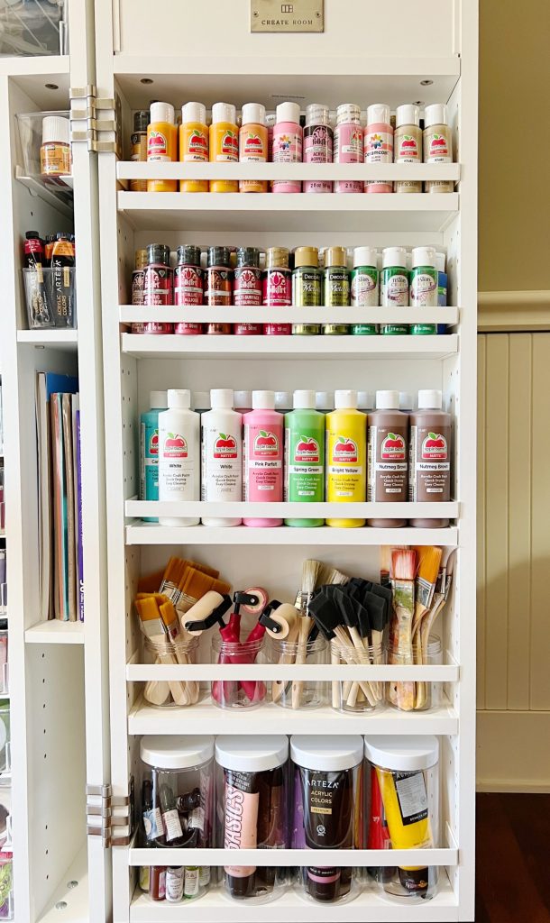 How To Make Craft Paint Storage From Boxes