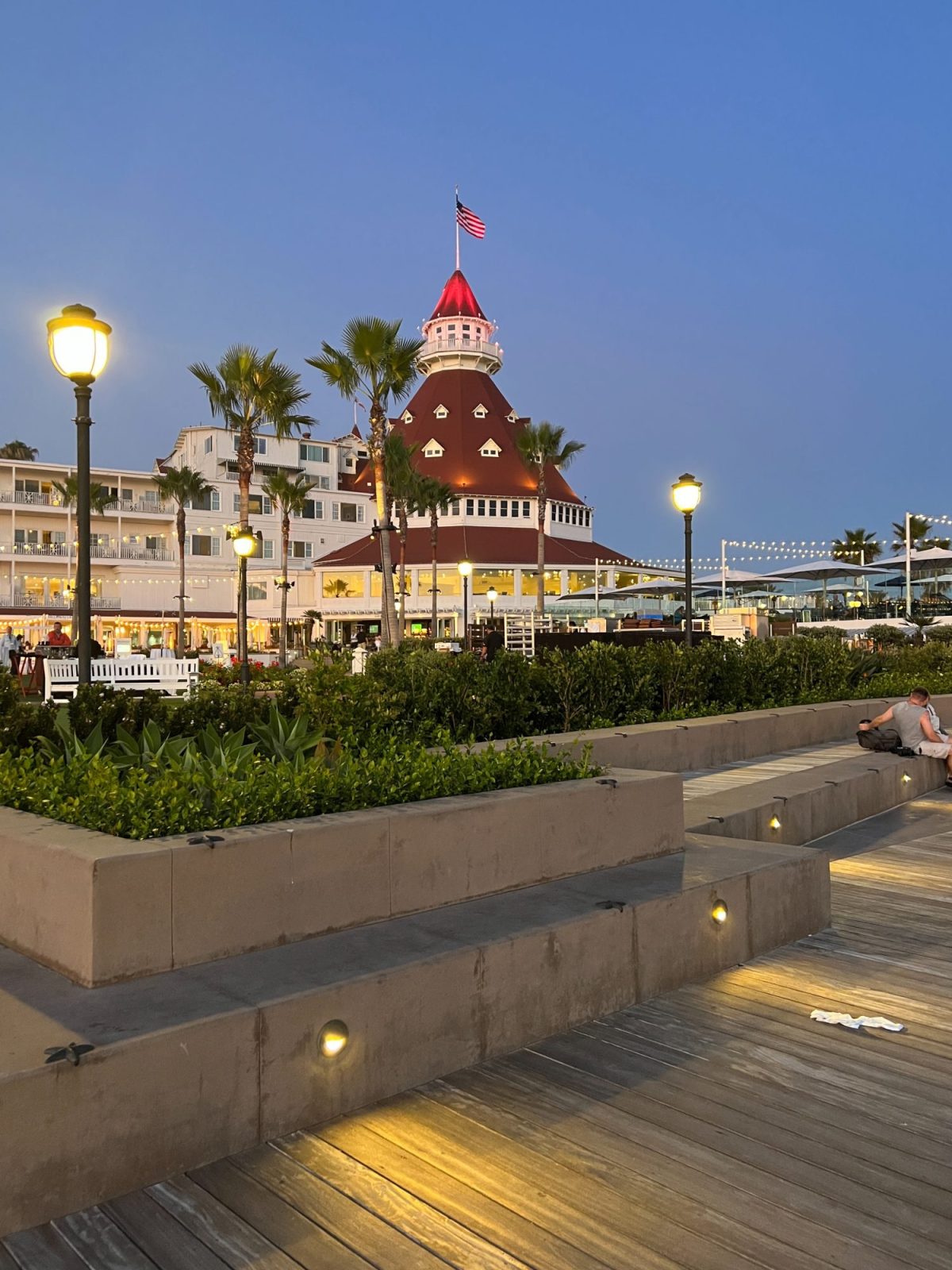 The Hotel Del Coronado in San Diego.