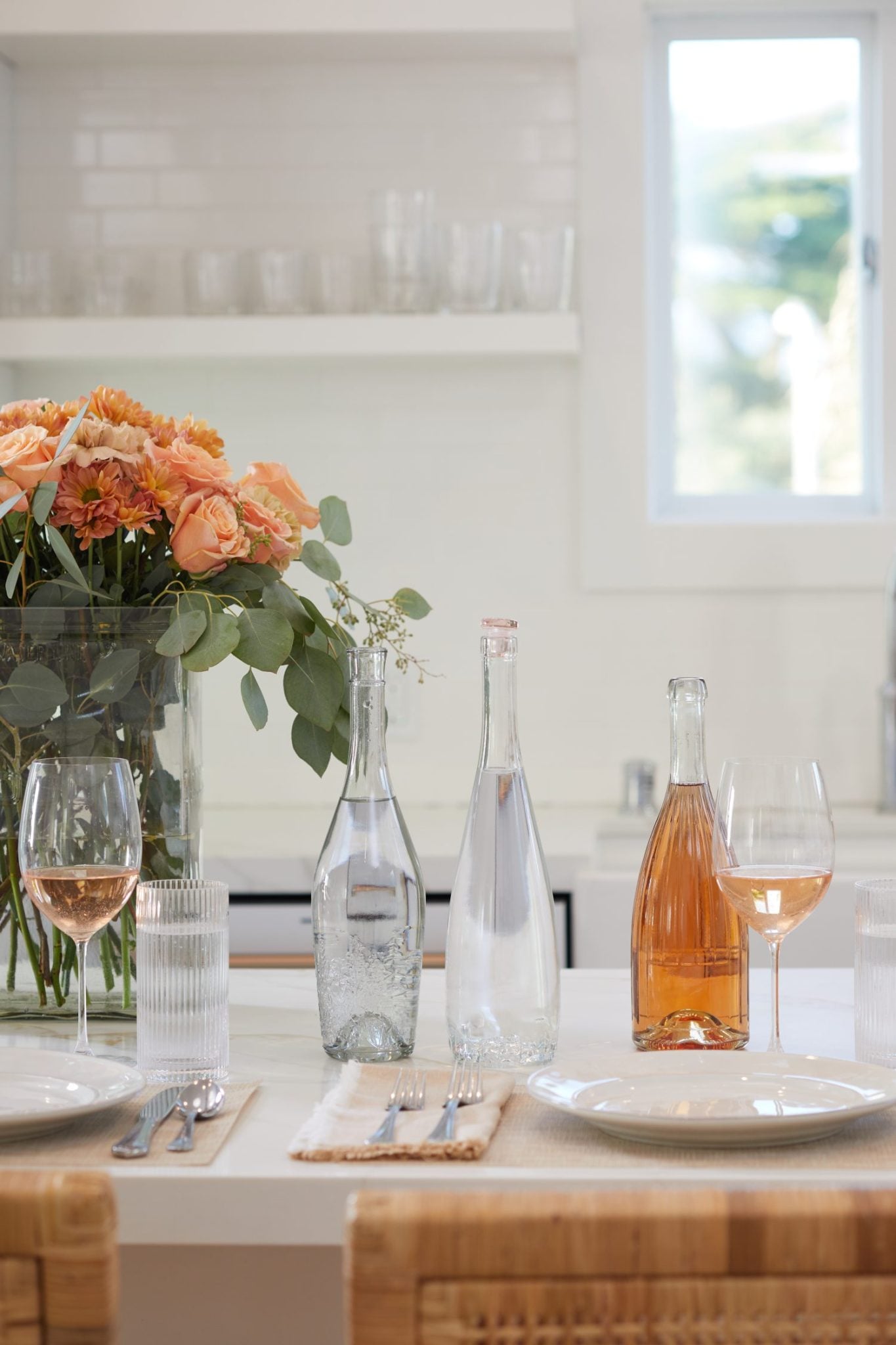Elegant Glass Water Bottles for Entertaining - MY 100 YEAR OLD HOME