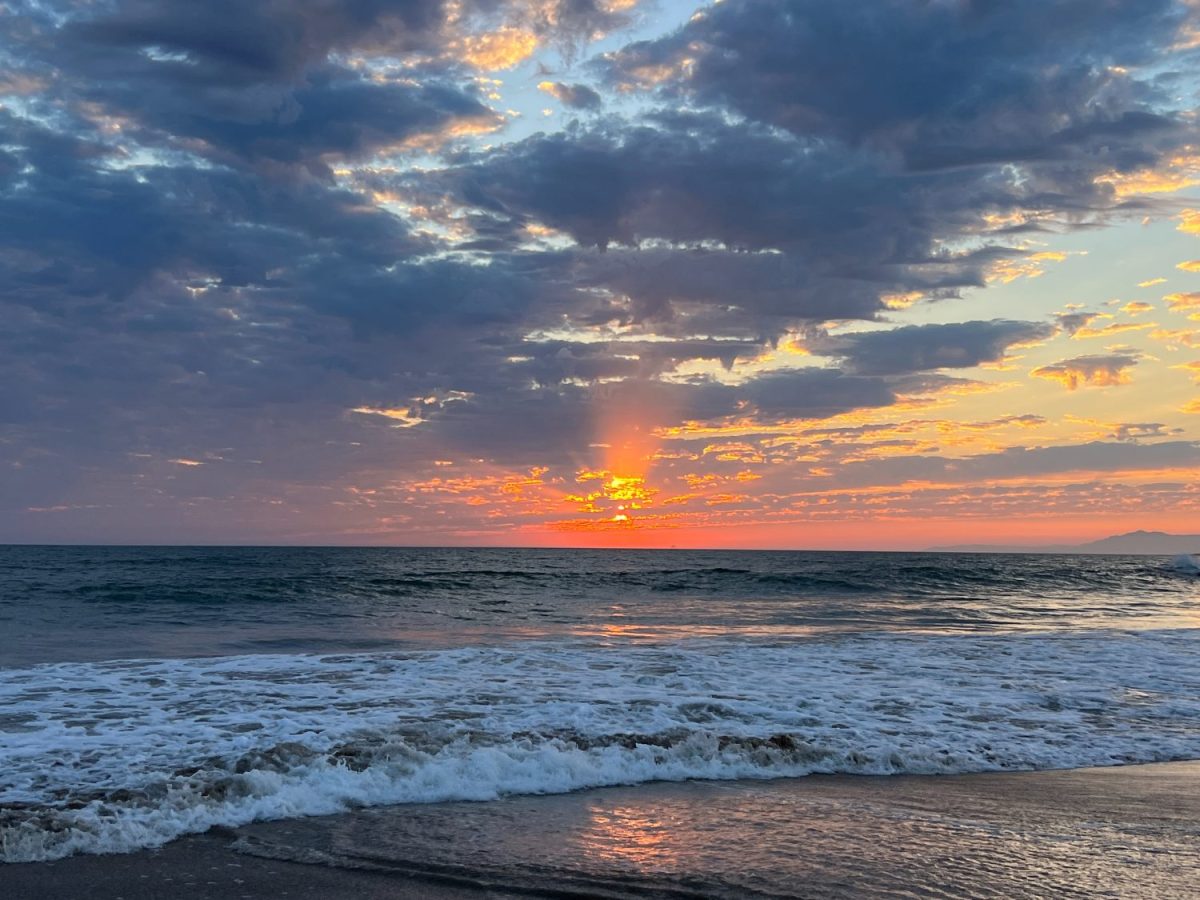 A beautiful sunset at Ventura Beach, Ca.