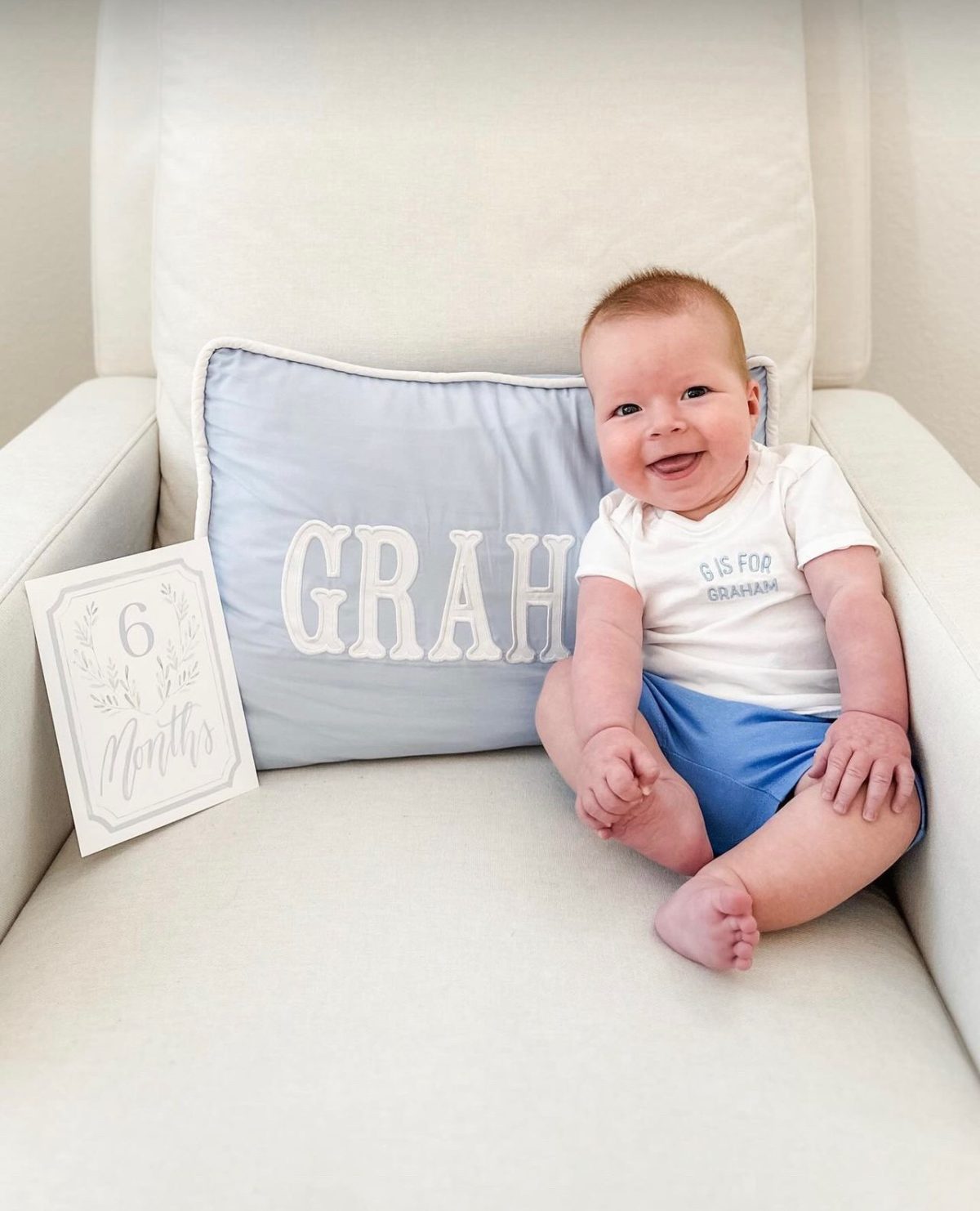 Graham at 6 months.