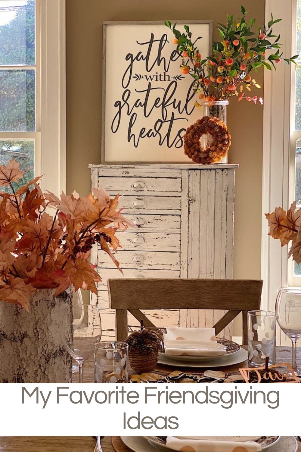 Have you ever thought about hosting a Friendsgiving dinner? Today I am sharing some fun Friendsgiving ideas and DIY's so you can host one too.