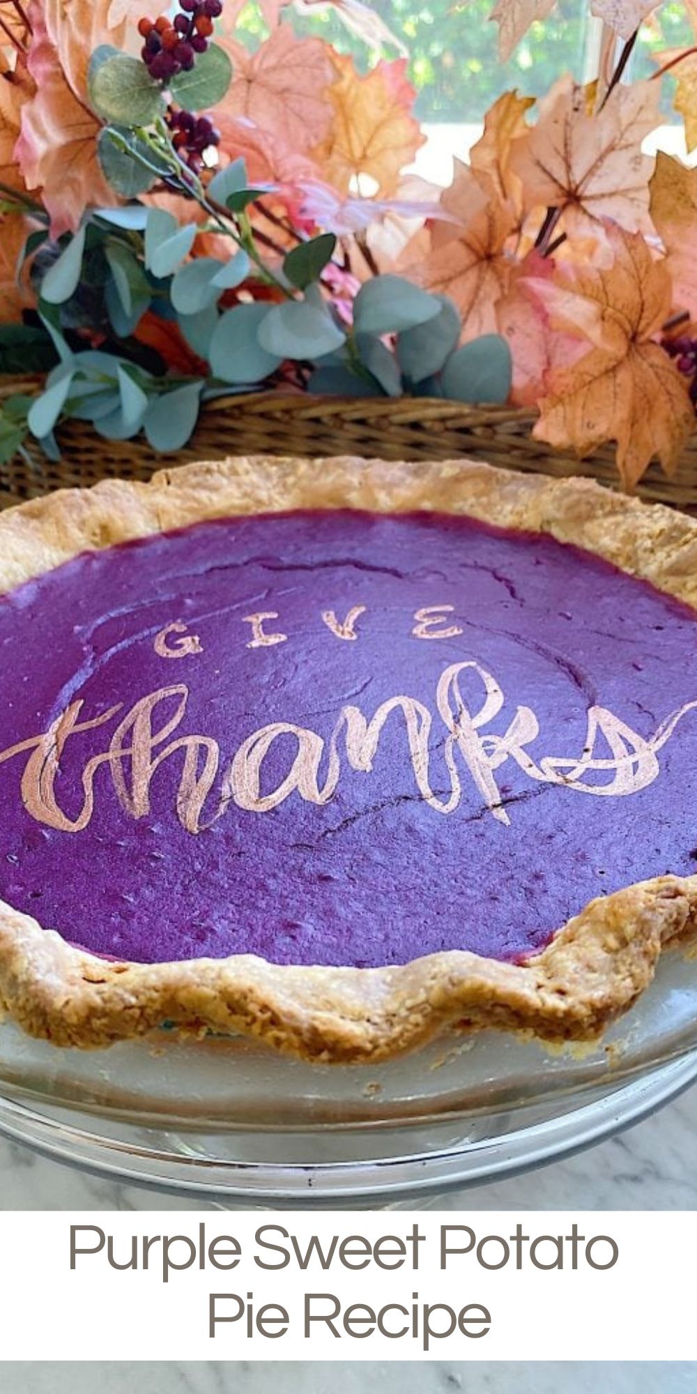 I am so excited to share this amazing Purple Sweet Potato Pie recipe. Not only is it beautiful, but it is also delicious and easy to make.