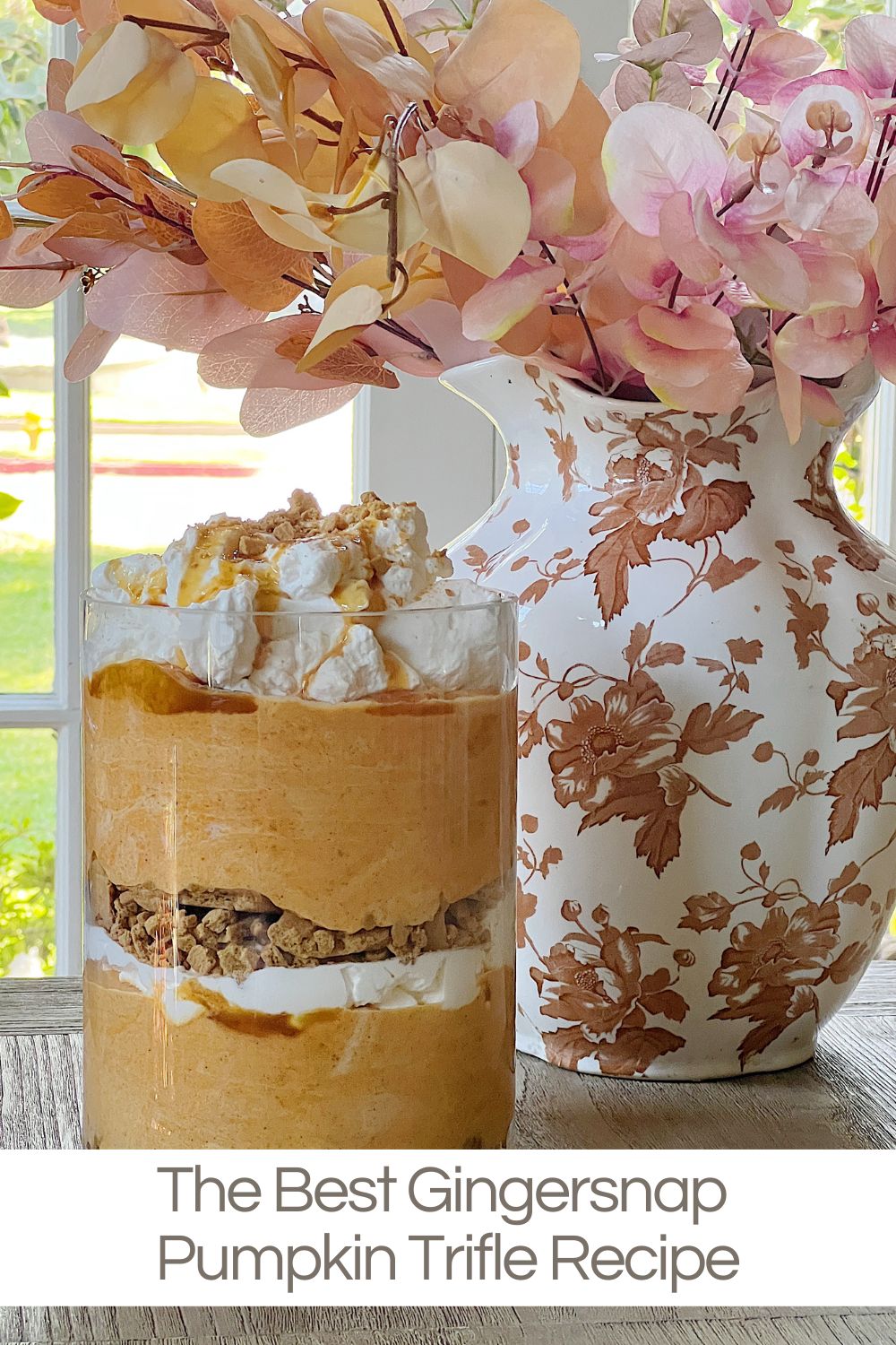 If you are looking for that perfect holiday dessert that's both delectable and visually stunning, this Gingersnap Pumpkin Trifle recipe is the best!