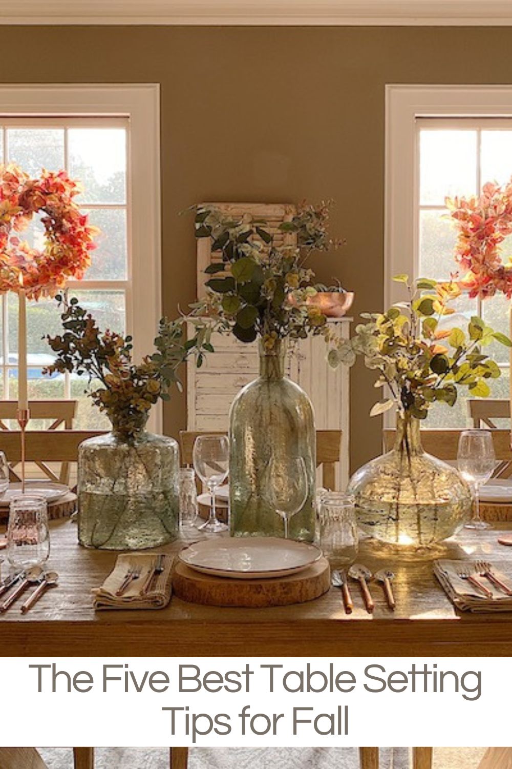 Fall tables are my favorite. Today I am sharing five of my best table-setting tips. Are you ready for some great tips? 