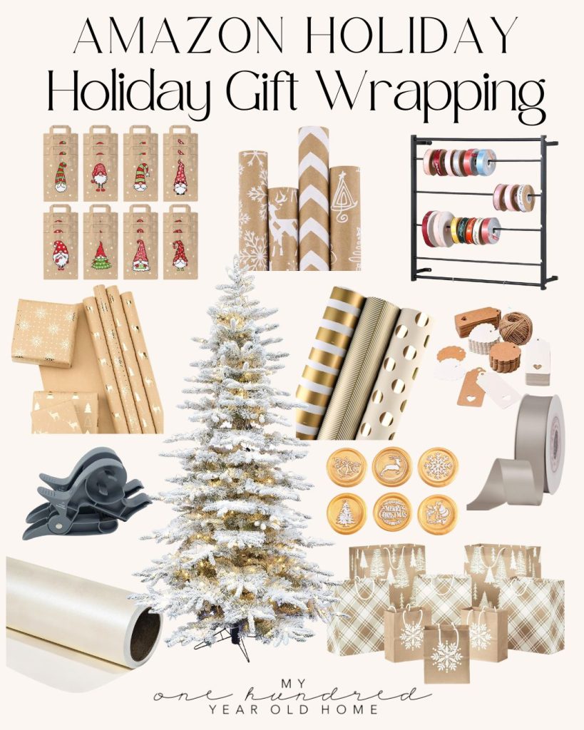 How to wrap gift with Amazon gift wrapping products.