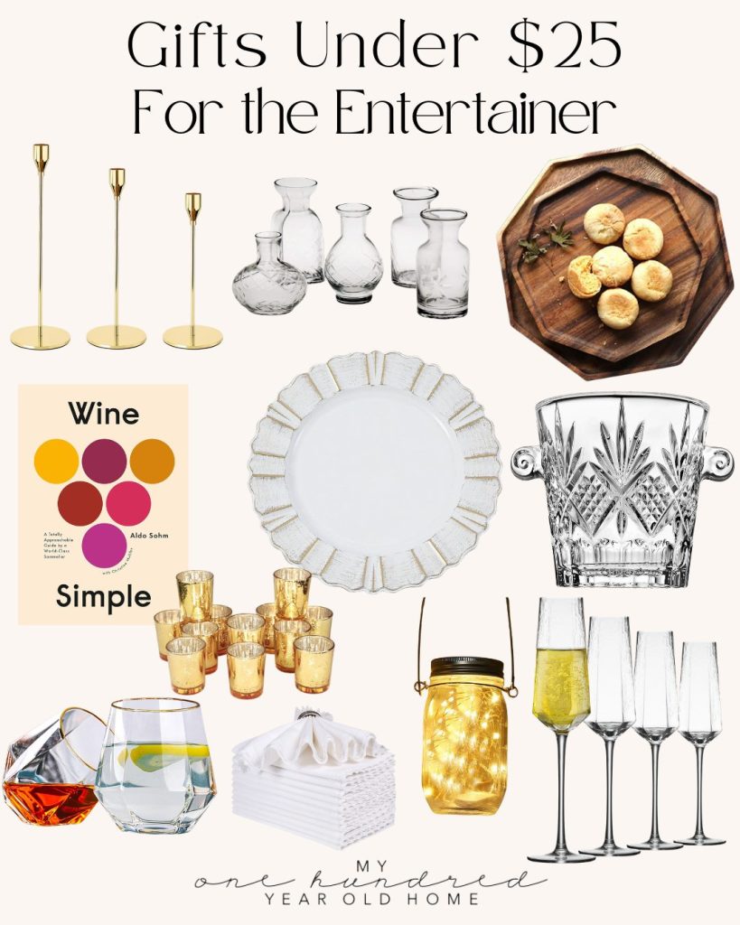 20 Chic Gifts Under $25 for The Entertainer