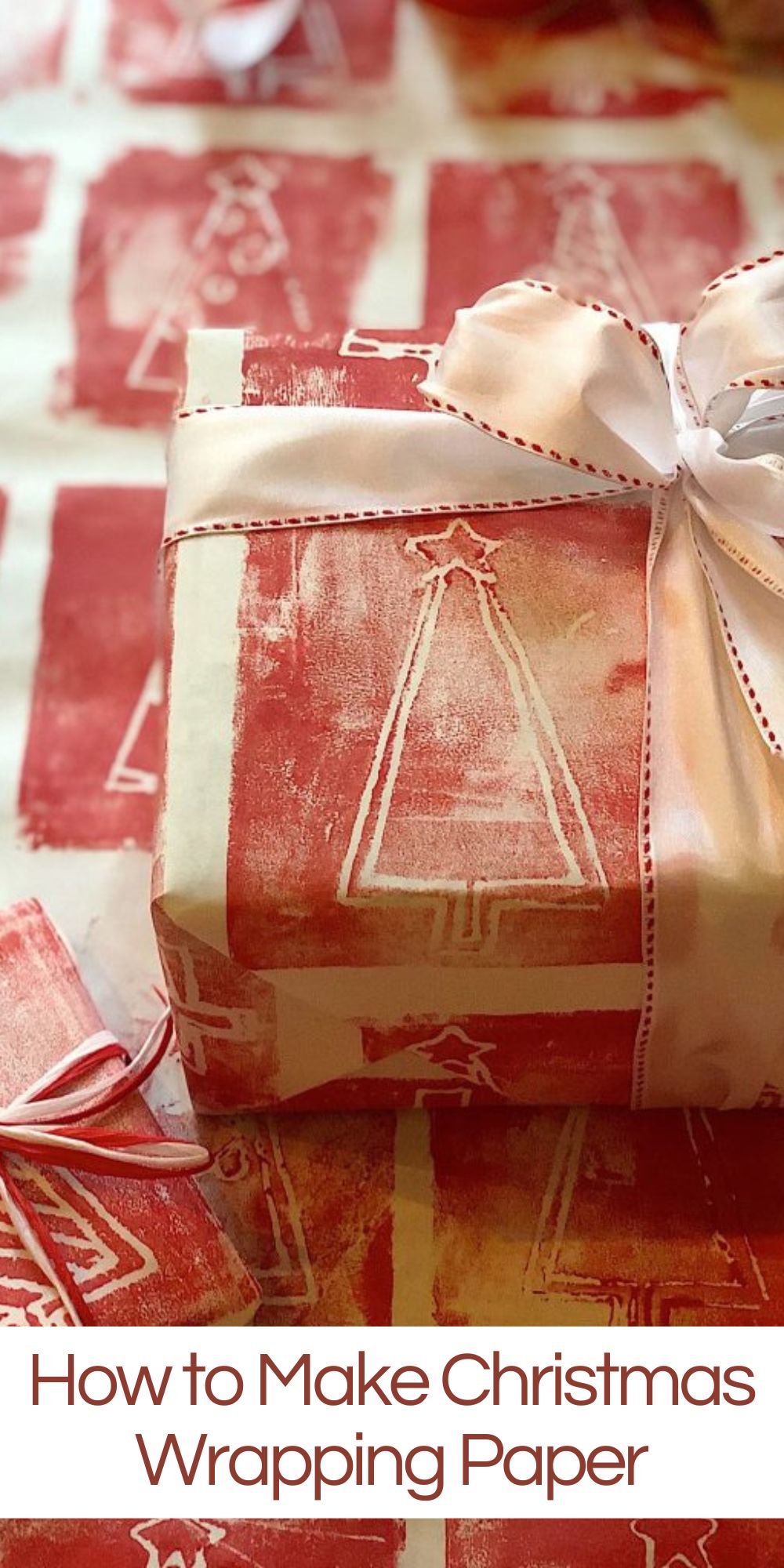 Red wrapping paper