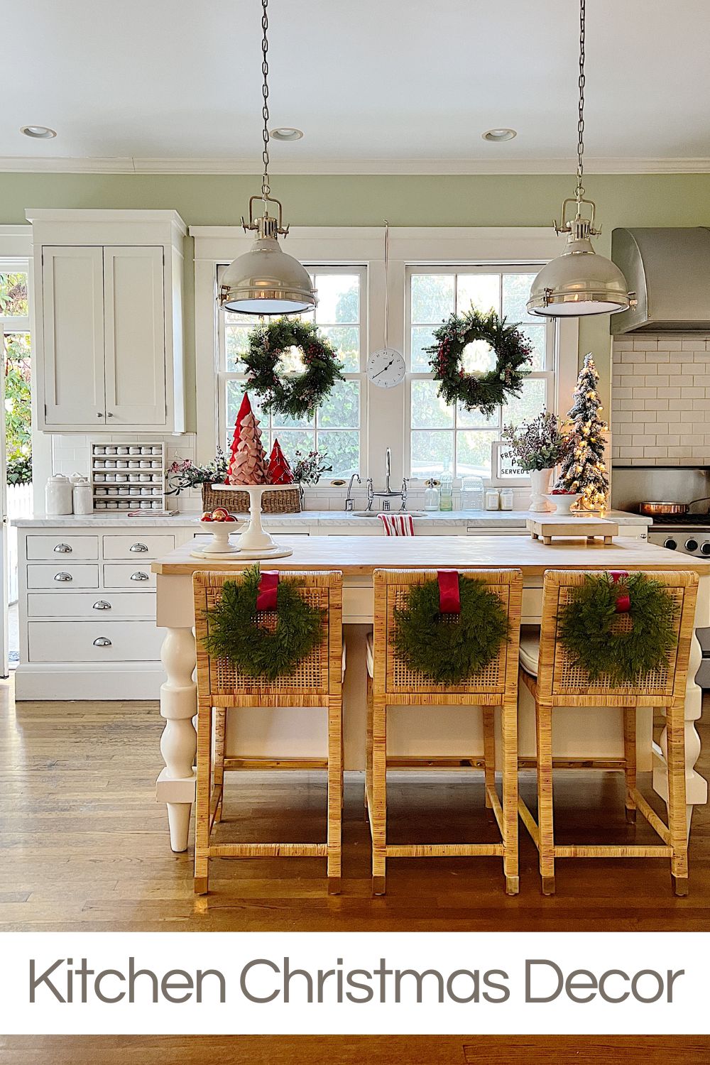 The holiday season is a time of warmth and joy, and I love to embody this spirit in the heart of the home with kitchen Christmas decor.