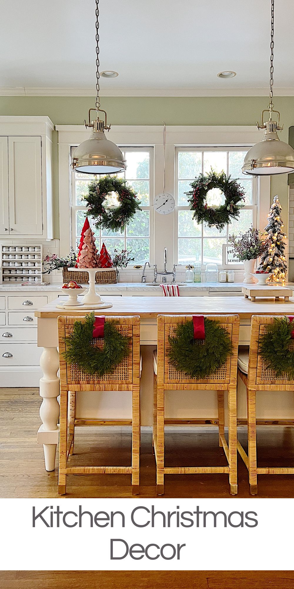 The holiday season is a time of warmth and joy, and I love to embody this spirit in the heart of the home with kitchen Christmas decor.